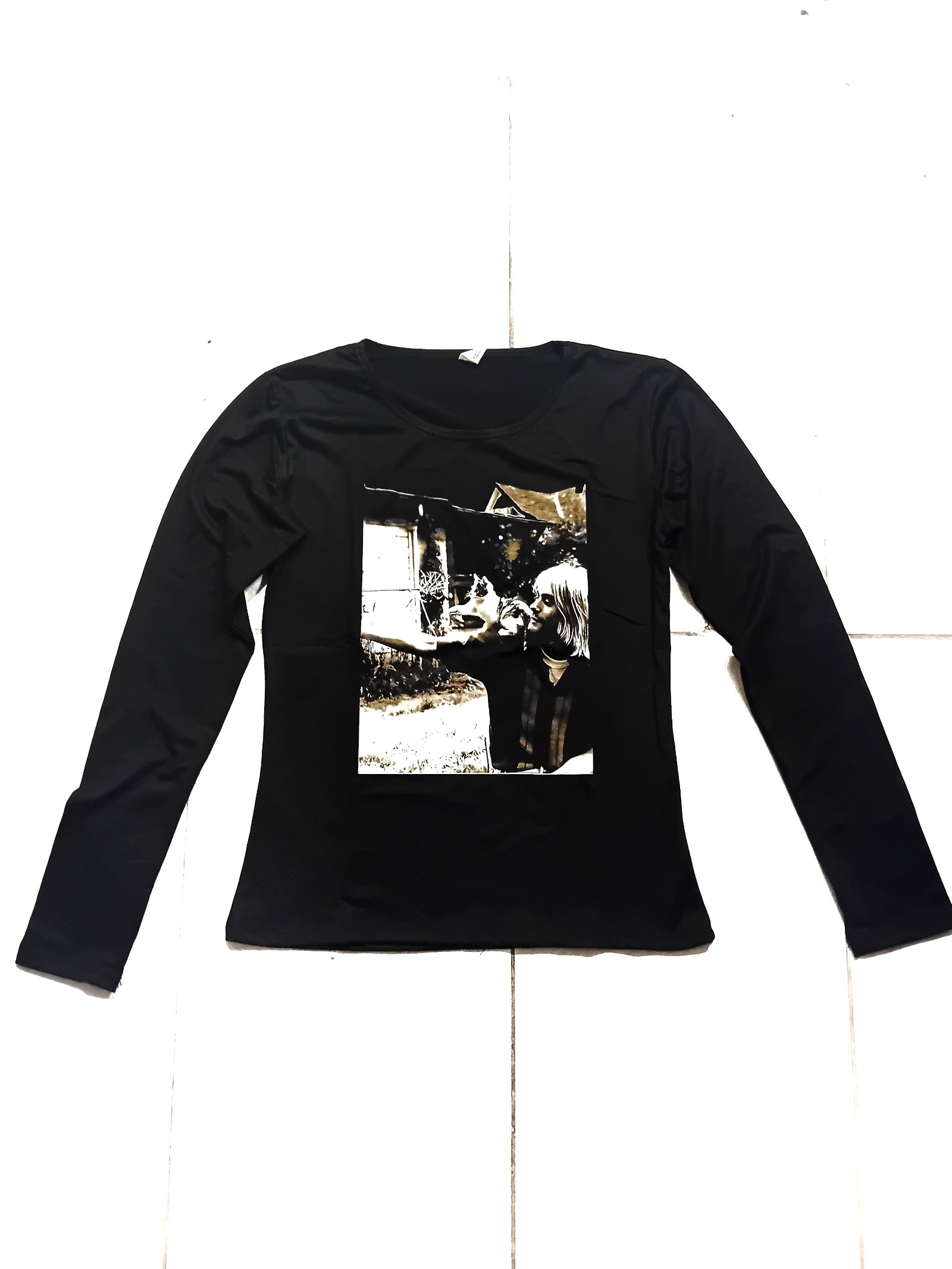 Hysteric Glamour Kurt Cobain Black Long Sleeve T-shirt Small
