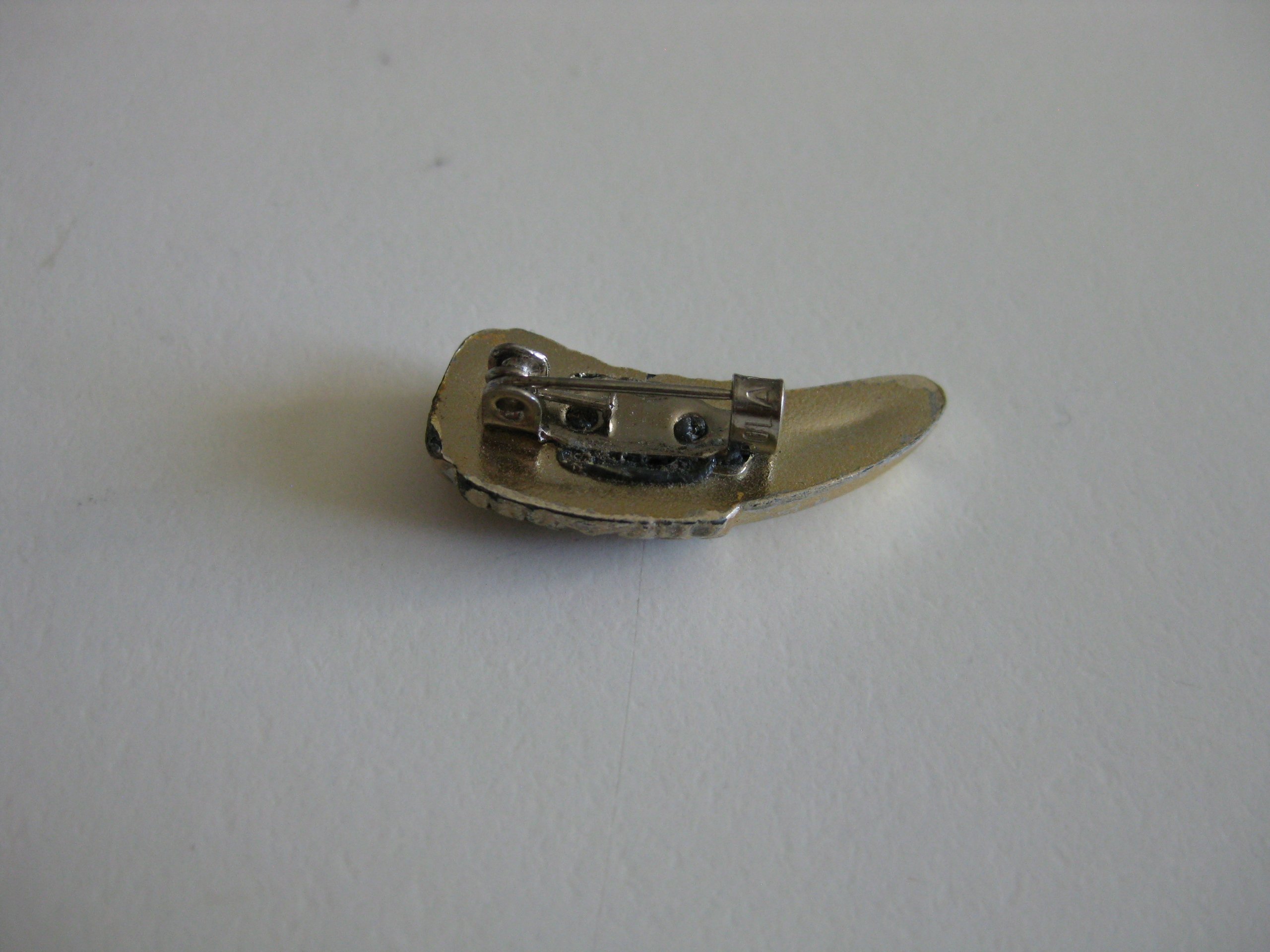 Silver & Gold Tone Ornate Claw Pin Brooch 4.5 cm Jewel-Ja-3 image 3