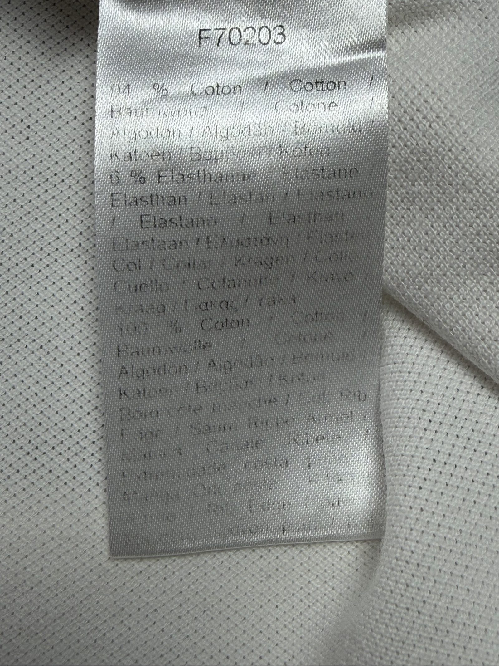 Lacoste Women White Sleeveless Polo Shirt Size 36 Cotton (1703) image 6