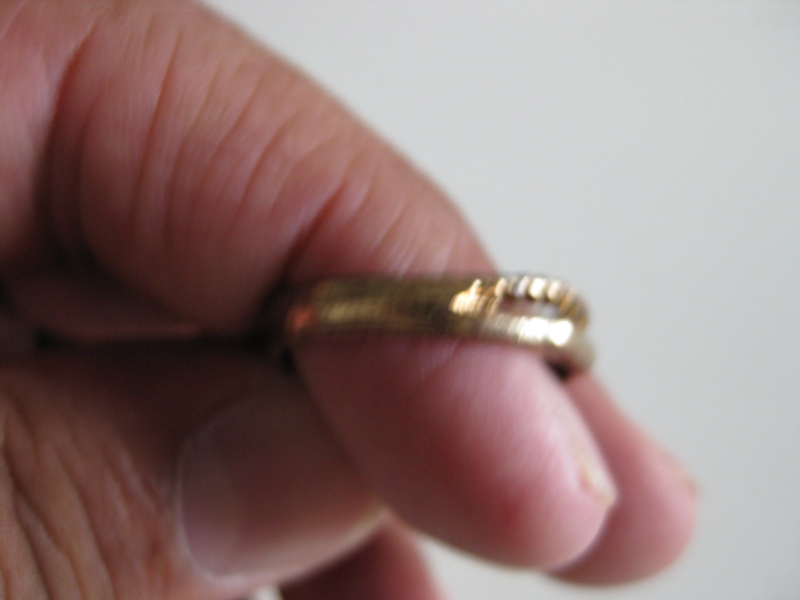Unbranded Gold Tone Textured Ring Size 55 Jewel-Ja-4 image 7