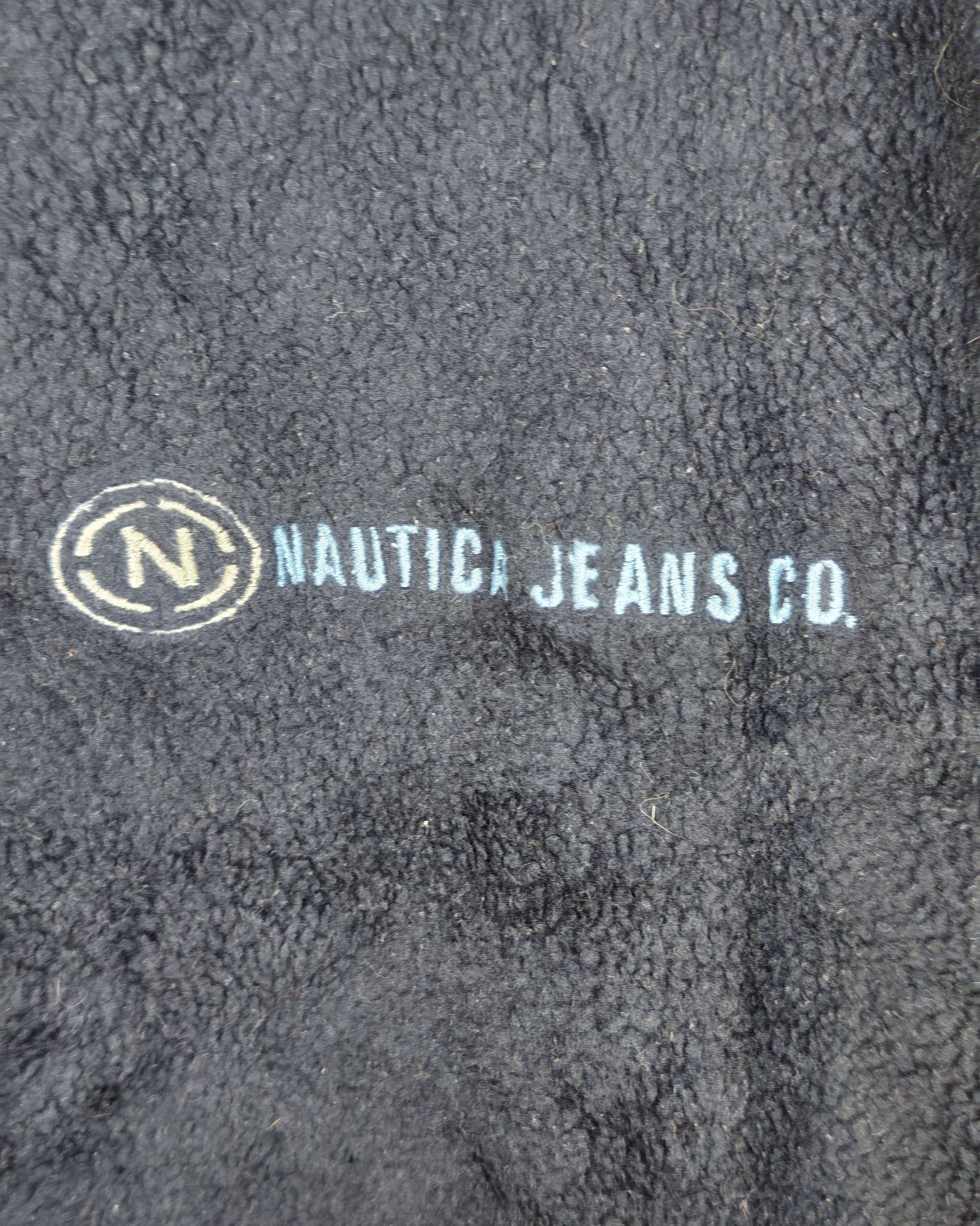 Vintage 00s Nautica Navy & Yellow Men's XXL Fleece Pullover Sweater Sailing Gorpcore Streetwear Y2K image 8