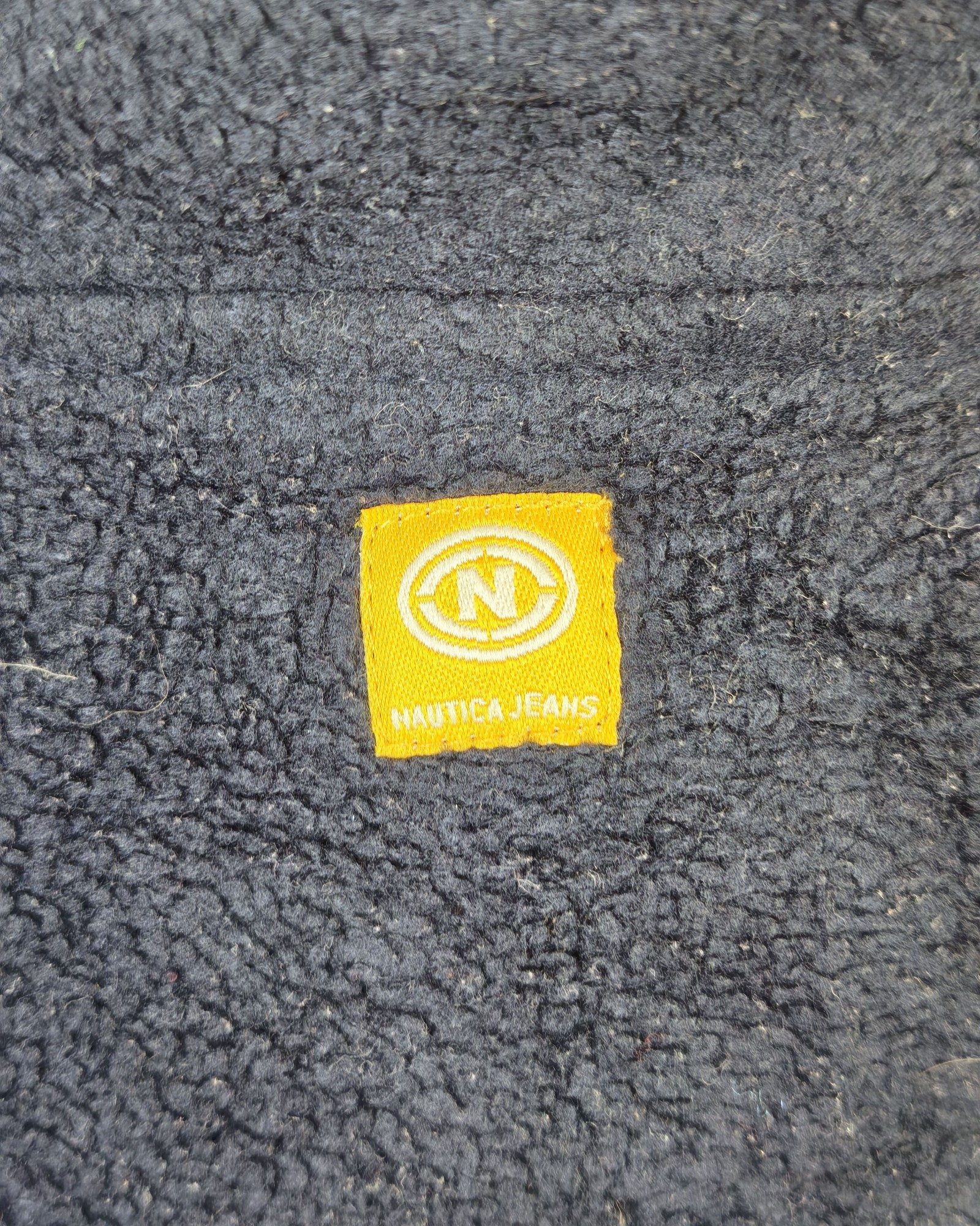 Vintage 00s Nautica Navy & Yellow Men's XXL Fleece Pullover Sweater Sailing Gorpcore Streetwear Y2K image 9