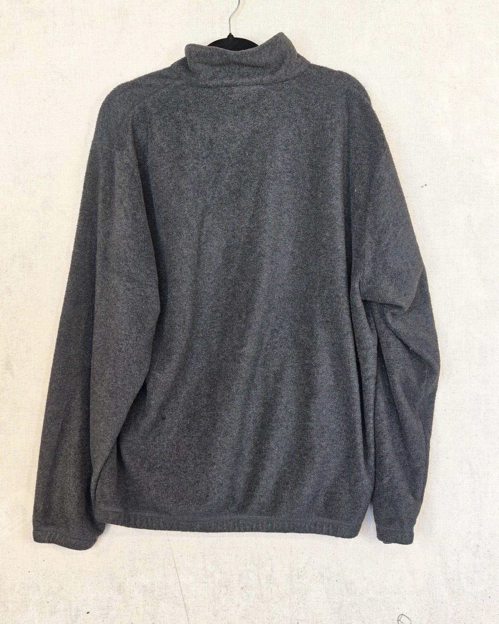 Nautica Competition Grey Polyester Fleece Half-Zip XXL Pullover Sailing Gorpcore Streetwear image 2