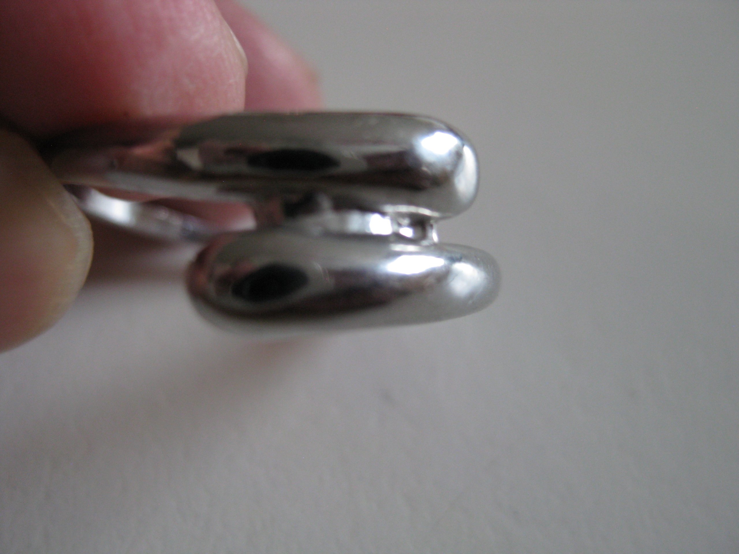 Unbranded Silver Open-Ended Ring Size T Jewel-Ja-4 image 4