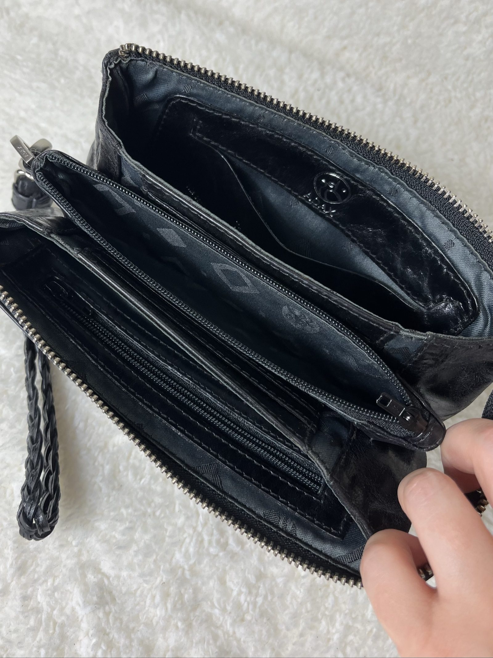 ADAX Copenhagen soft leather wallet Echtleder Geldbörse covertible Clutch scandi image 5