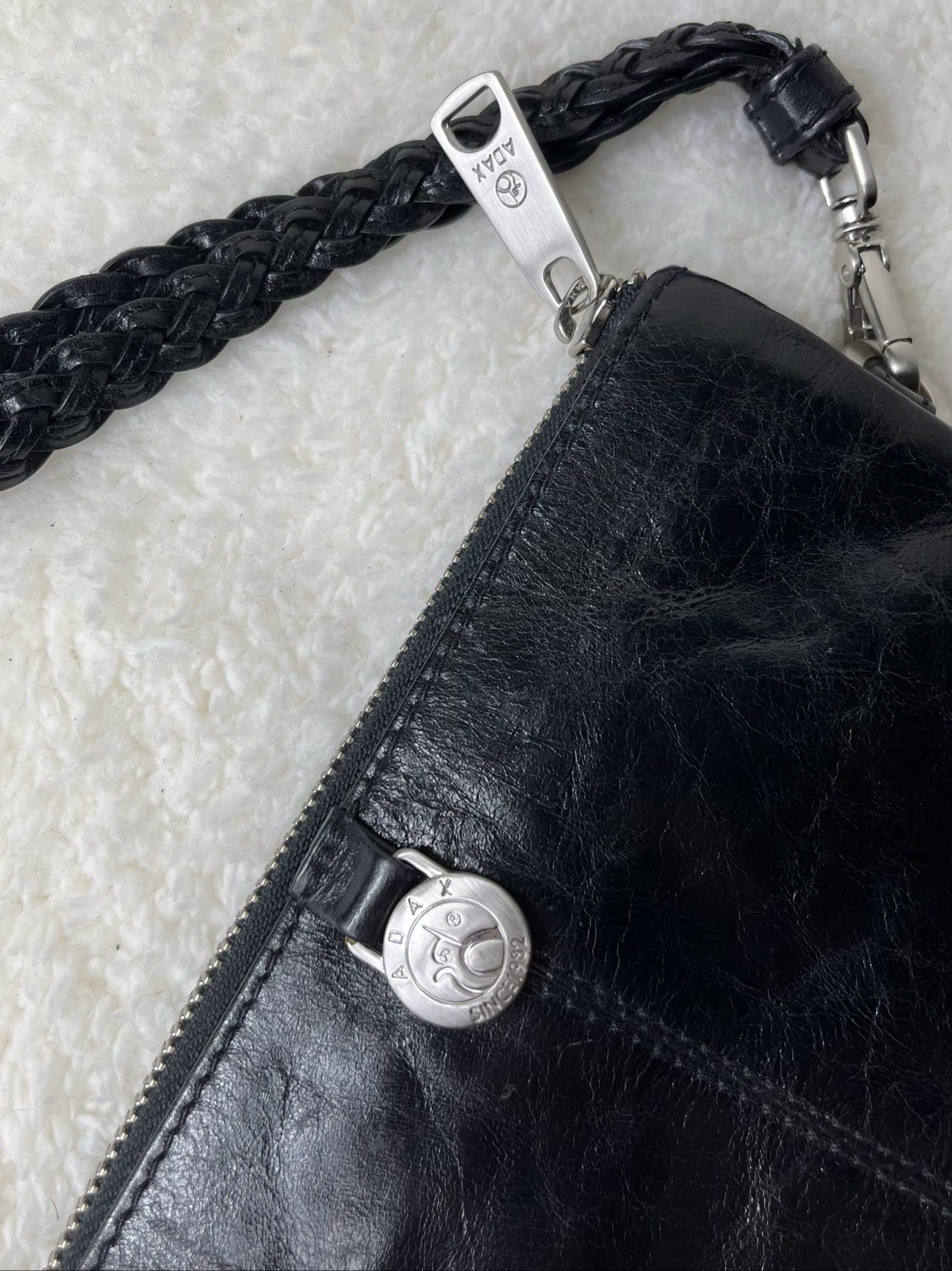 ADAX Copenhagen soft leather wallet Echtleder Geldbörse covertible Clutch scandi image 7