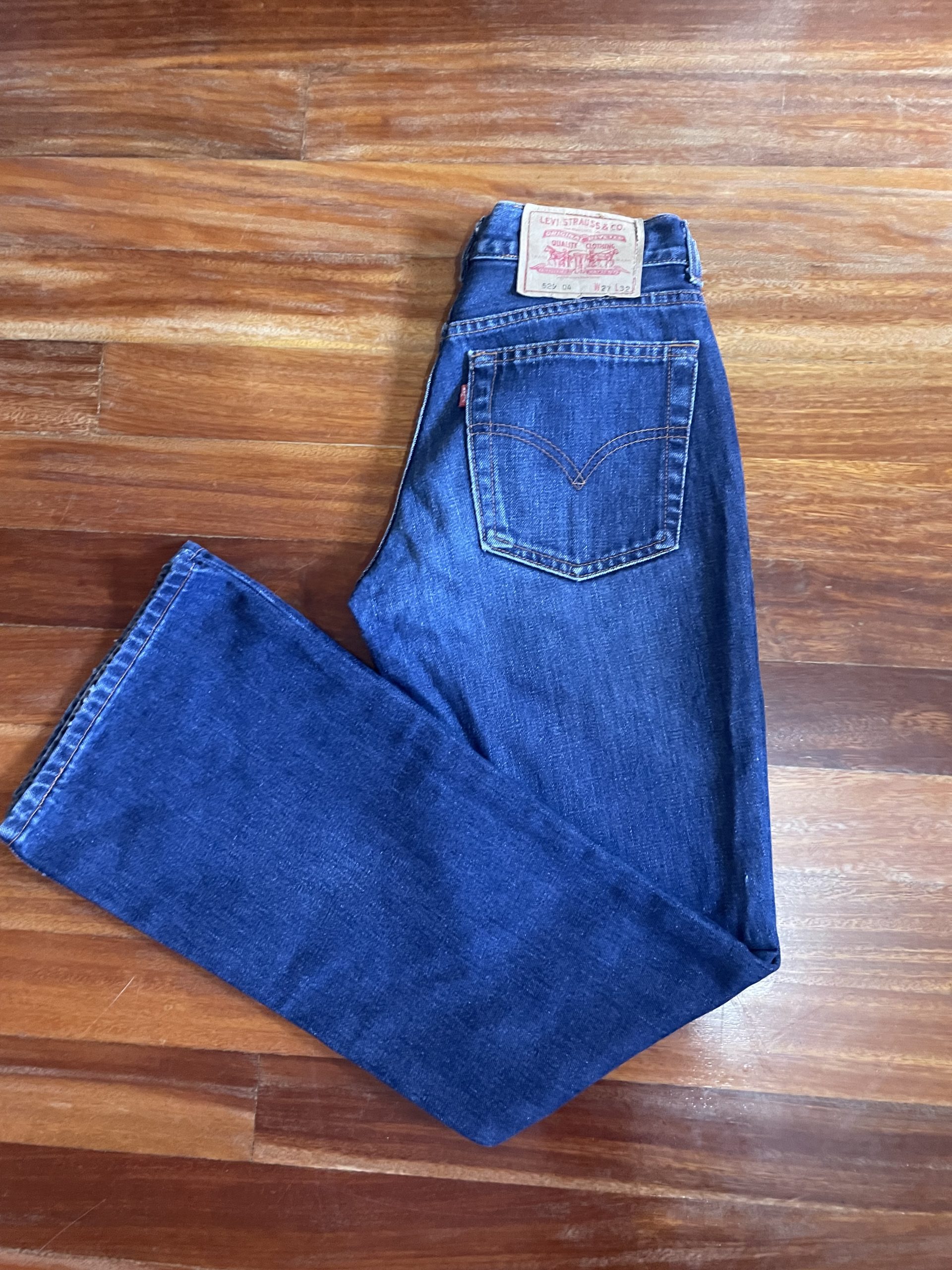 Vaqueros Levi's 529 Bootcut Tiro Bajo W29 L32 - Azul