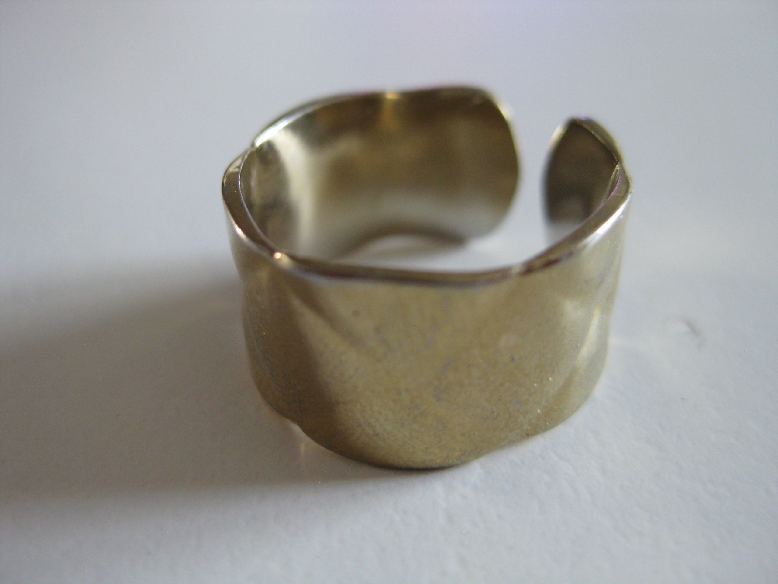 Silver Wide Open Adjustable Ring 10 cm Diameter Jewel-Ja-4 image 2