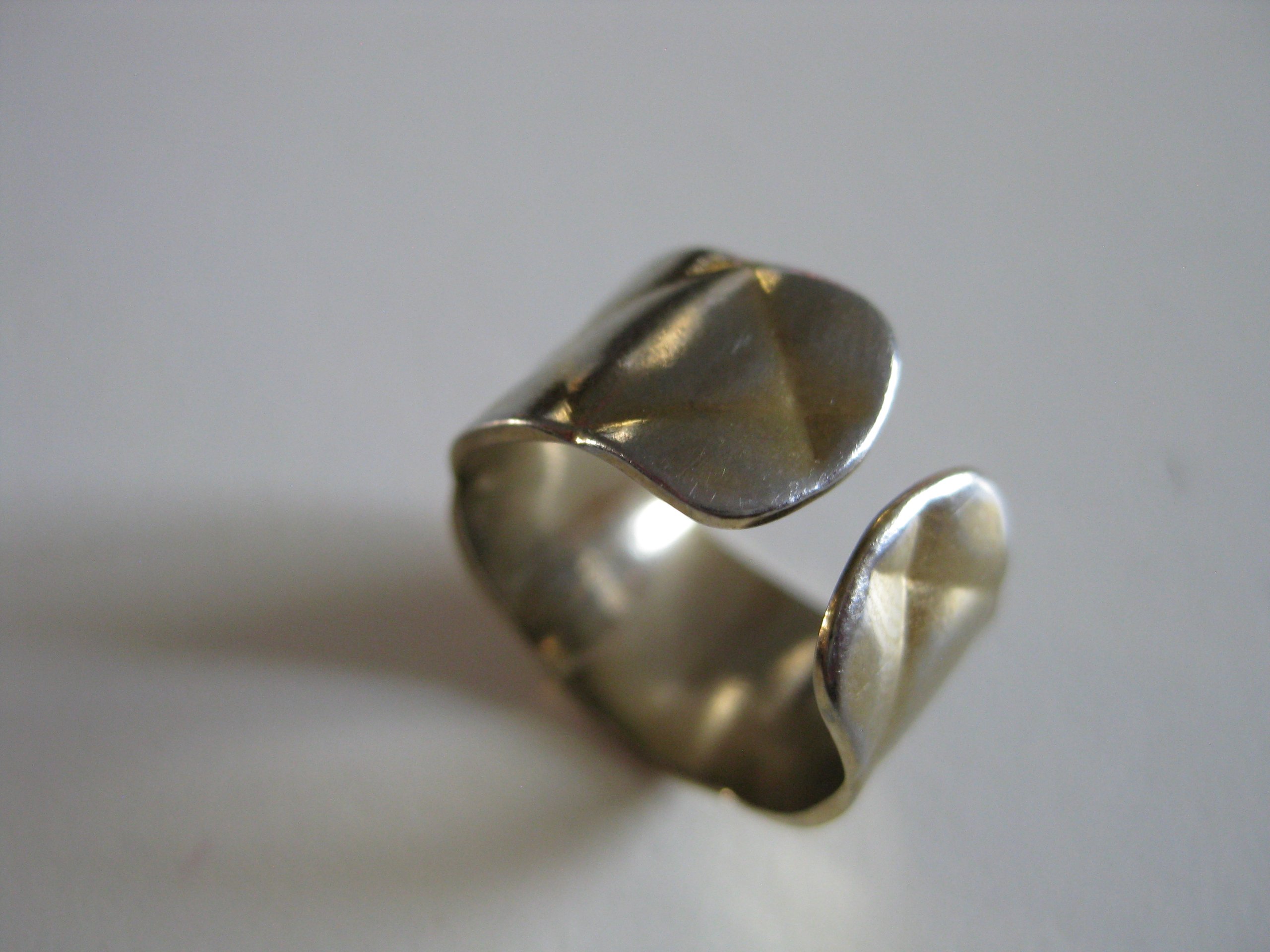Silver Wide Open Adjustable Ring 10 cm Diameter Jewel-Ja-4 image 4