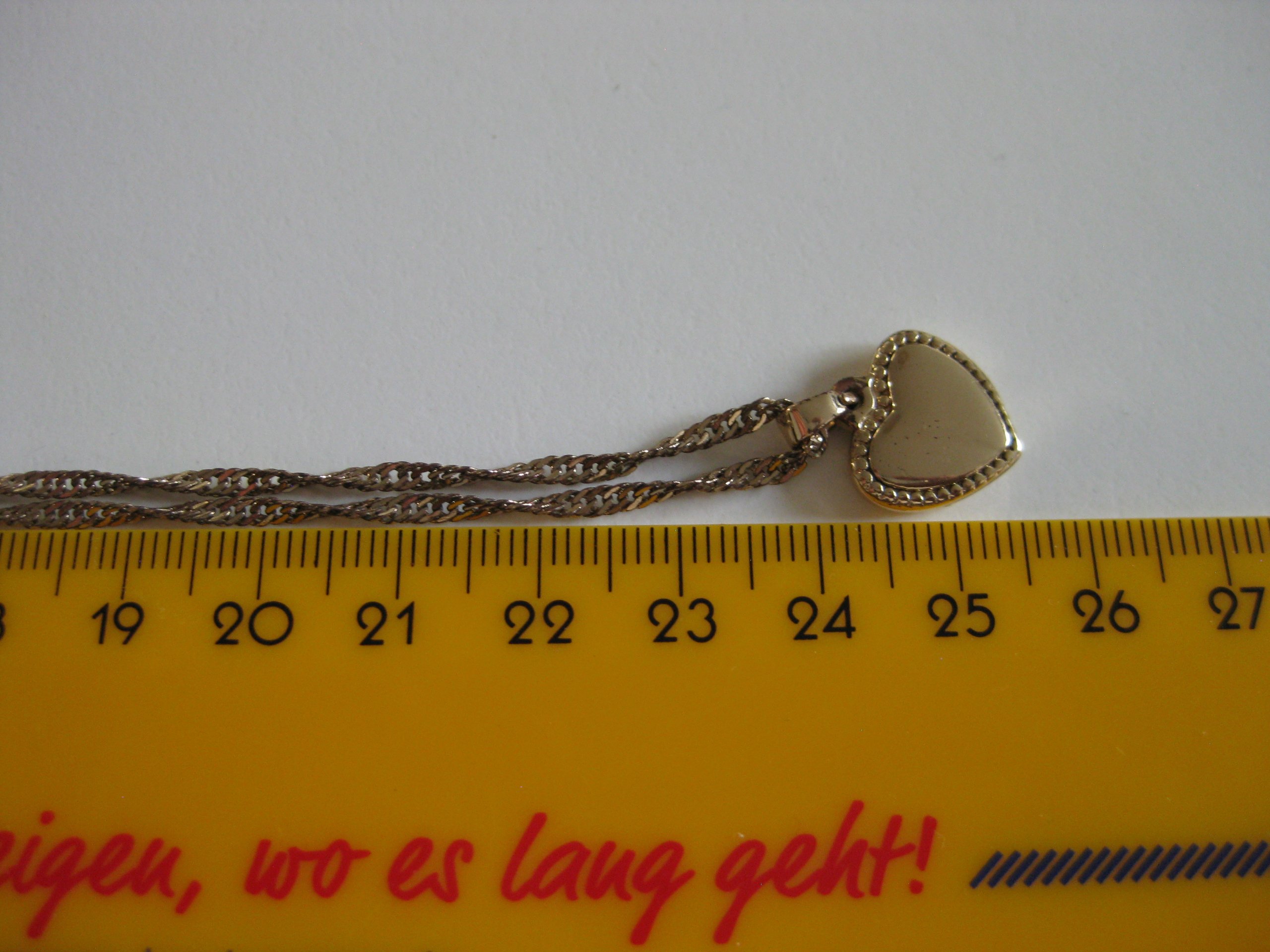 Gold Tone Women's Heart Pendant Necklace One Size Jewel-Ja-4 image 10