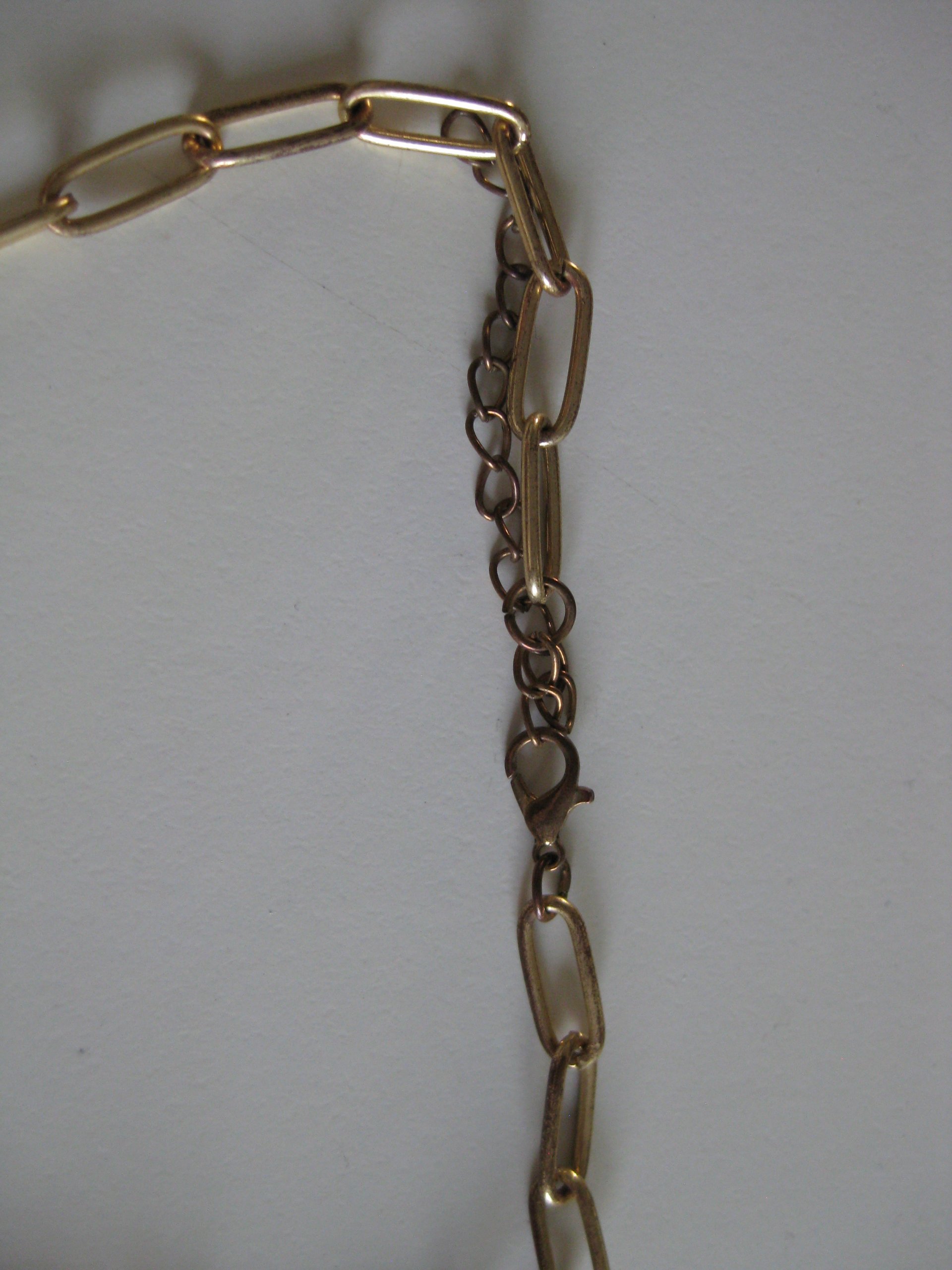 Gold Tone Chain Necklace Adjustable Length Jewel-Ja-4 image 7