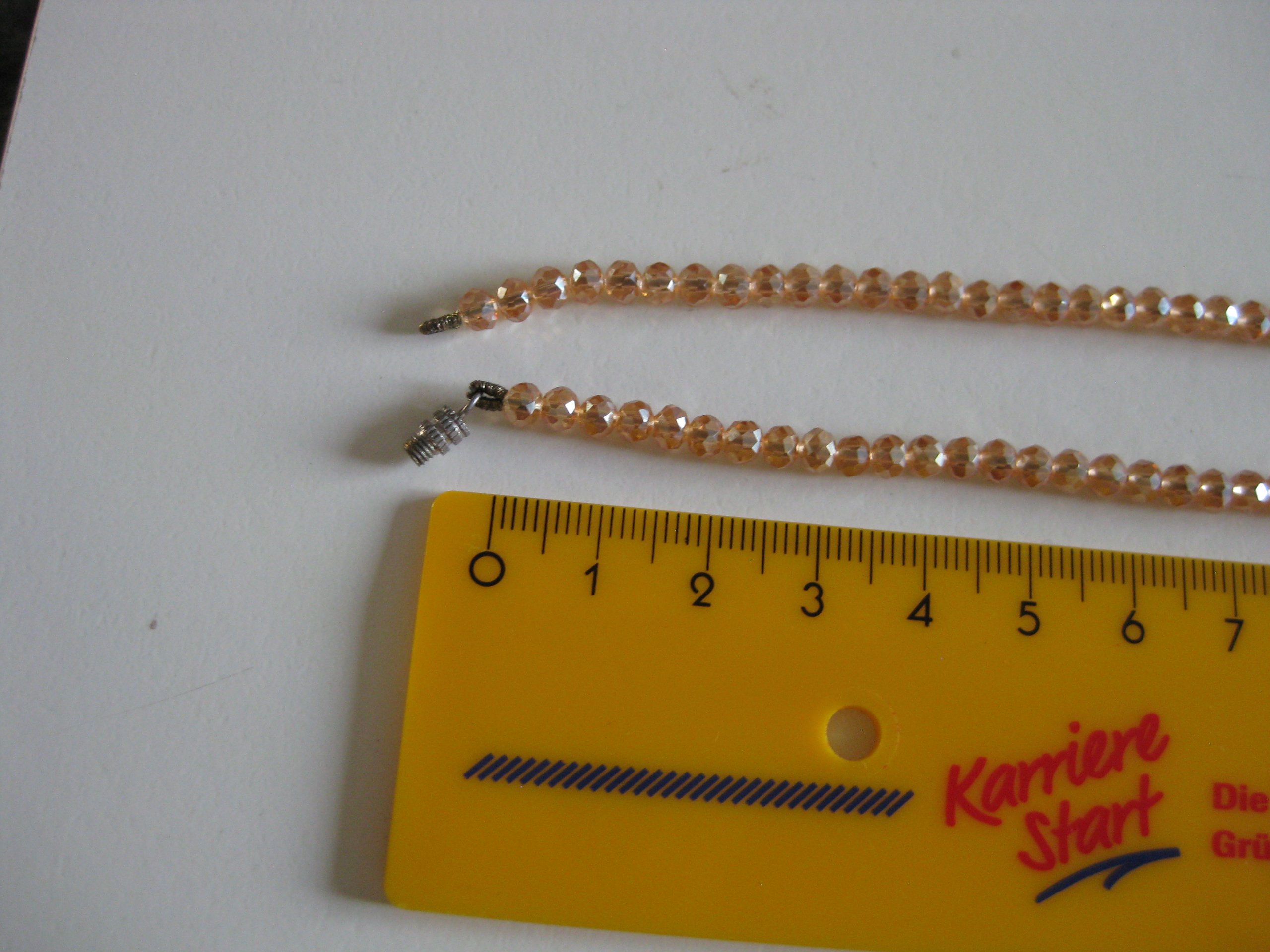 Vintage Gold & Black Beaded Necklace with Pendant Jewel-Ja-4 image 8
