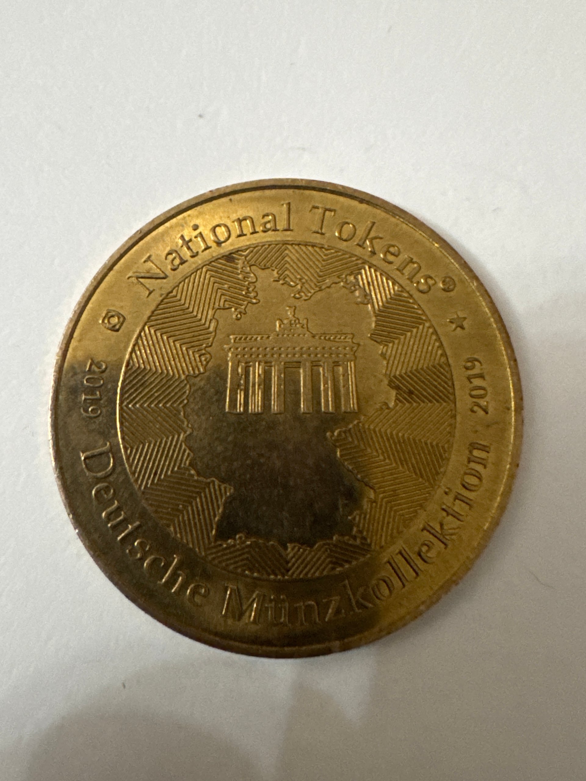 National Tokens German 2019 Commemorative Coin 38 mm Jewel-Ja-6