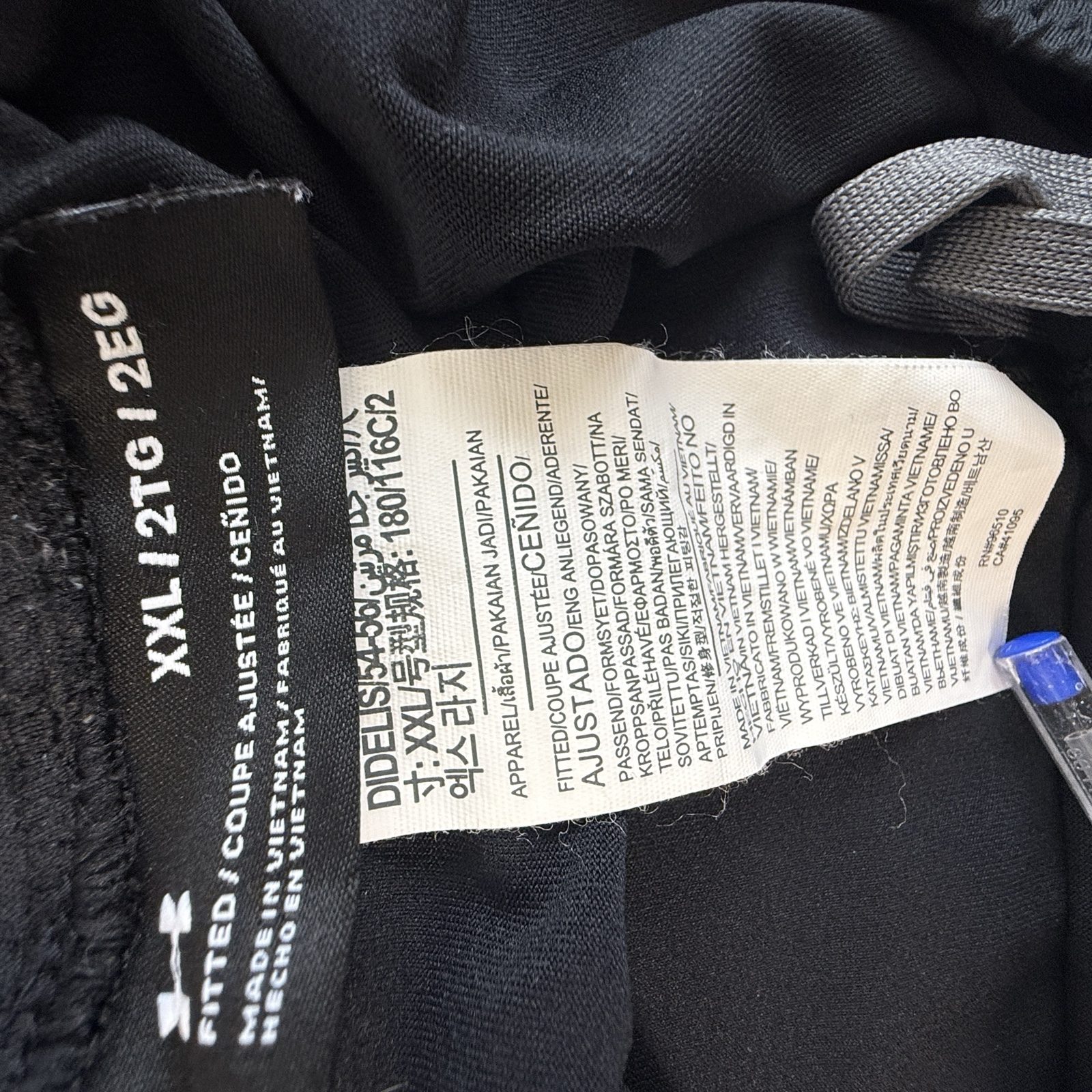 Under Armour Challenger II Men's Fitted Training Trousers Black XXL Zip image 5