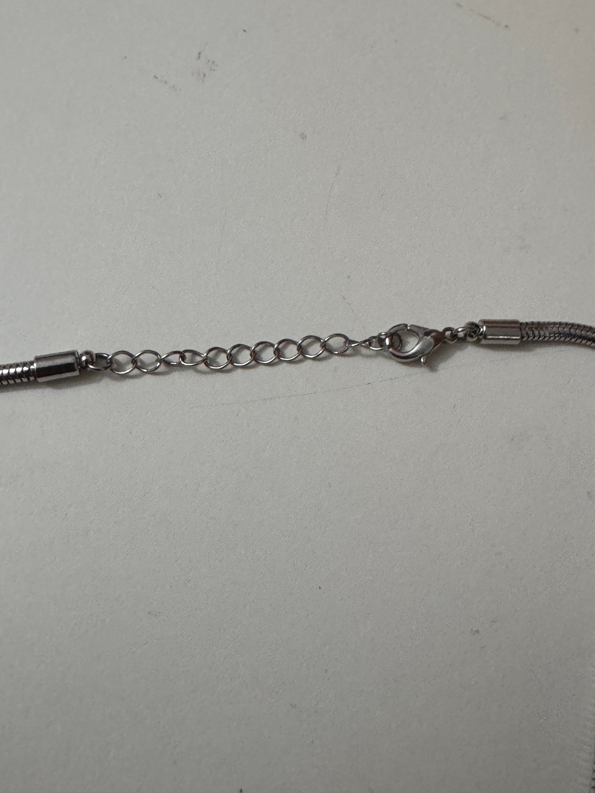 Silver Snake Chain Necklace Adjustable Length Jewel-Ja-6 image 6
