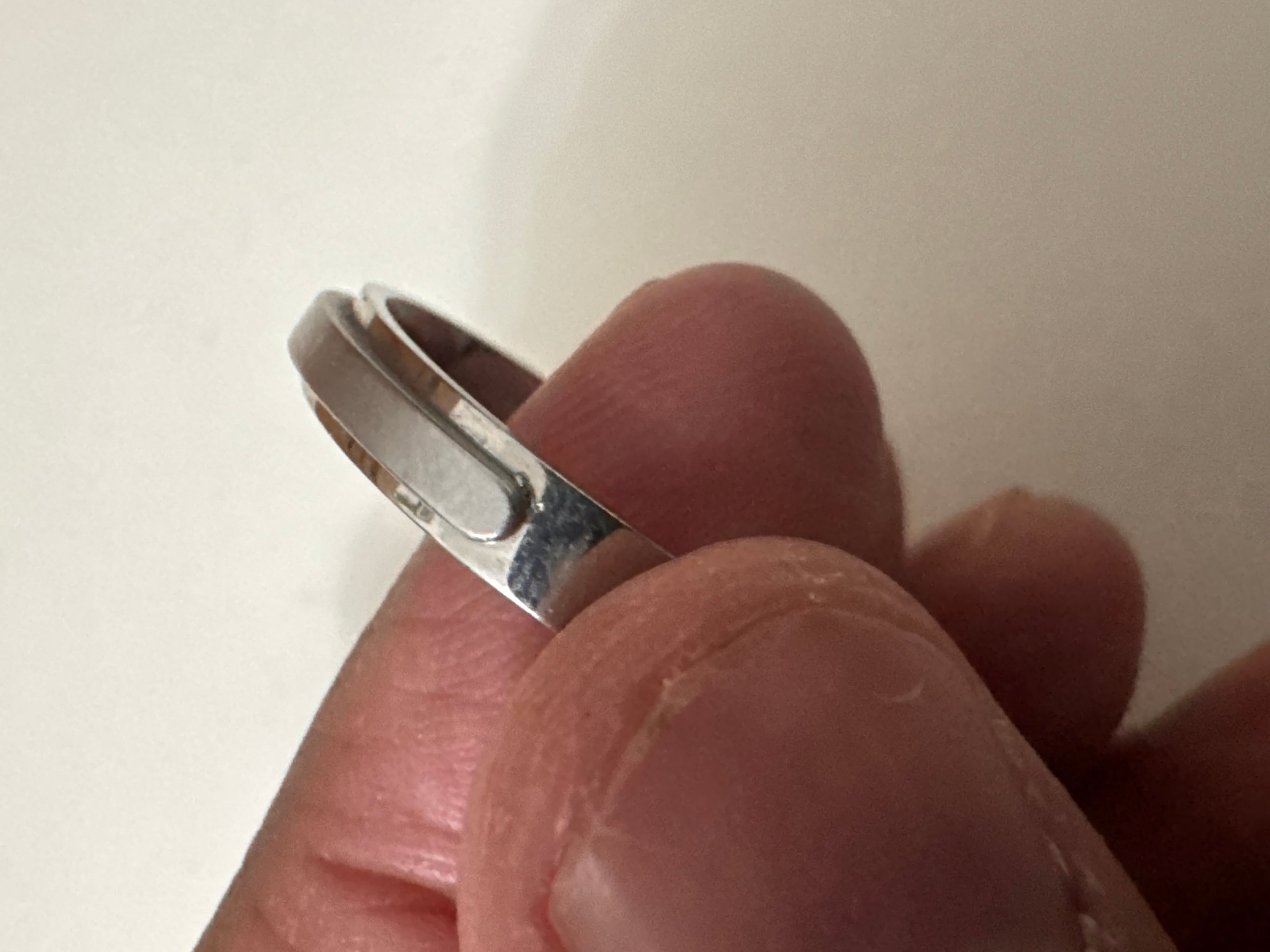 Unbranded Silver Metal Adjustable Ring Unisex Jewel-Ja-6 image 3