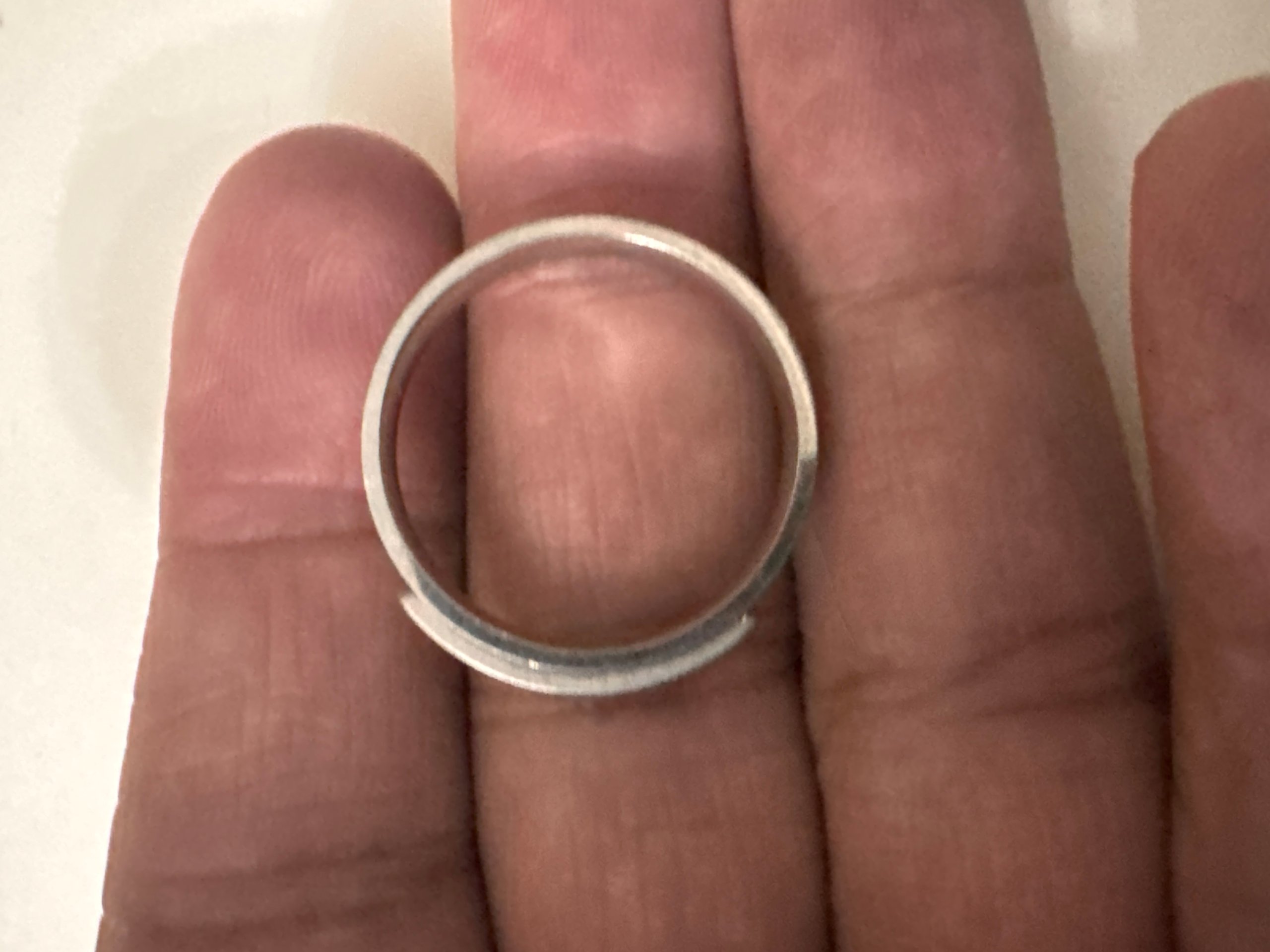 Unbranded Silver Metal Adjustable Ring Unisex Jewel-Ja-6 image 5