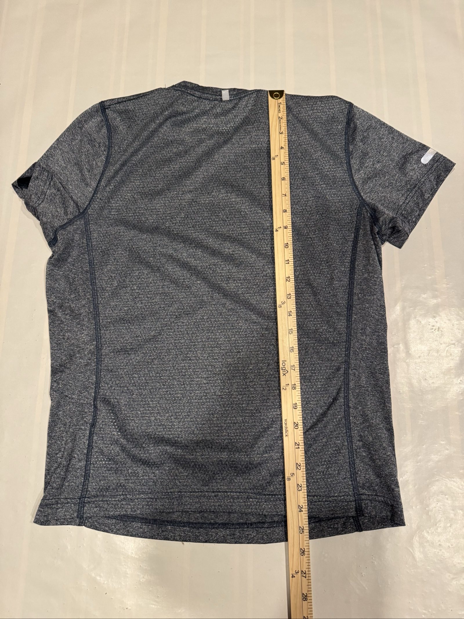 Men’s Abercrombie & Fitch A&F 1892 Active Performance T-Shirt – Heather Gray – XL image 7