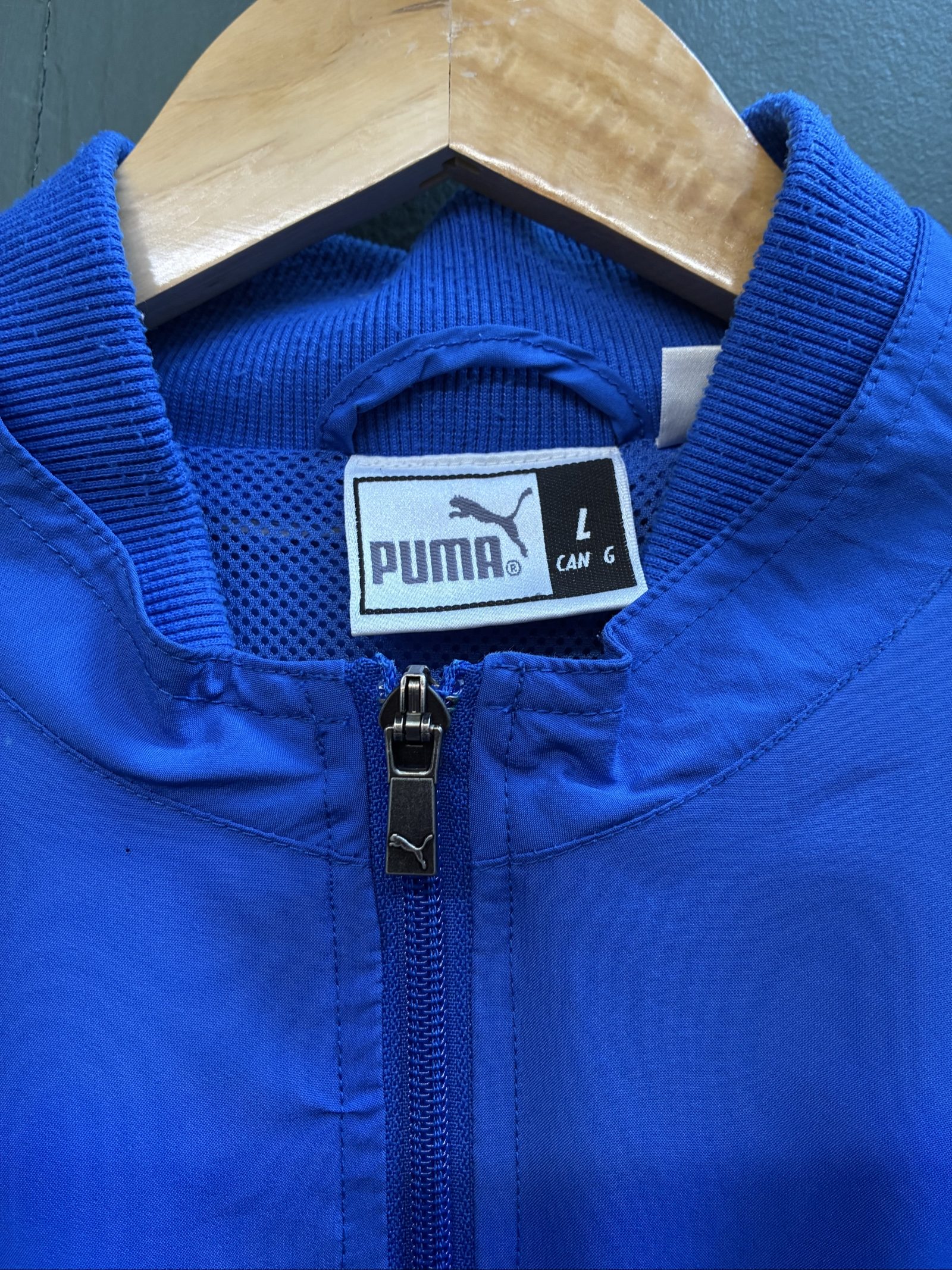 Puma Blue Italia Embroidered Track Jacket Large image 4