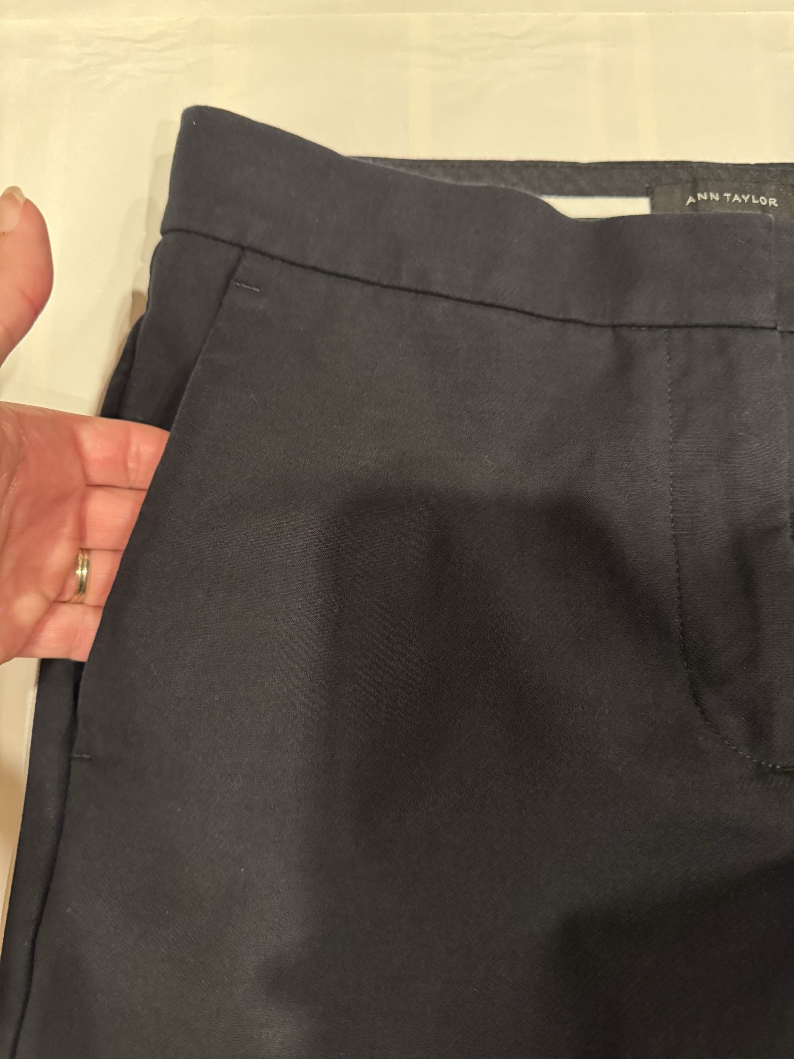 Women’s Ann Taylor Dress Pants – Black – 4 image 2
