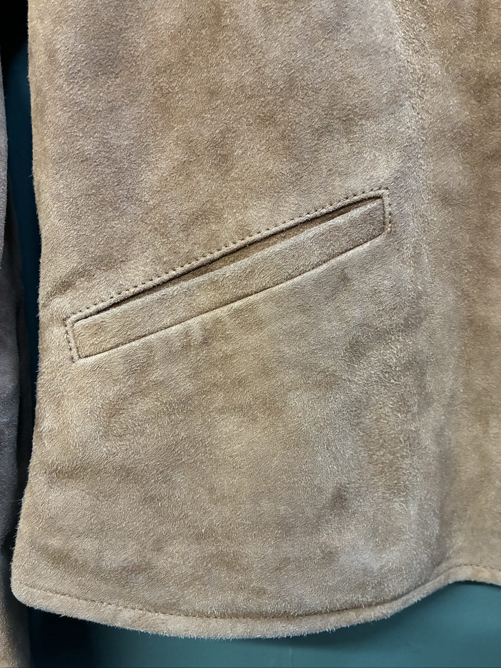 Vintage Ralph Lauren Brown Suede Zip Jacket Size 6 image 6