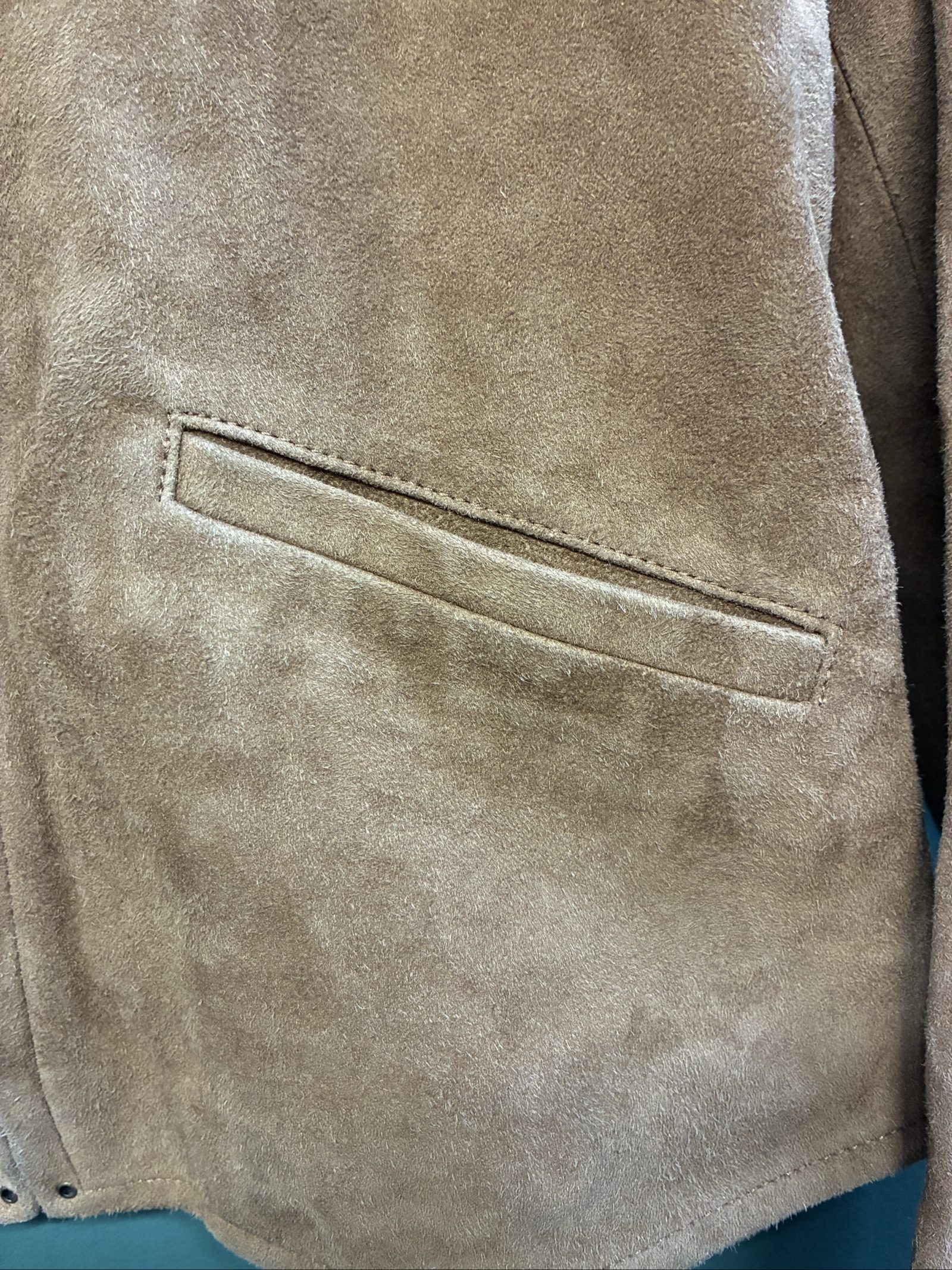 Vintage Ralph Lauren Brown Suede Zip Jacket Size 6 image 7