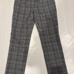 Women’s Ann Taylor Petite Plaid Dress Pants – Gray Black – 2 Petite