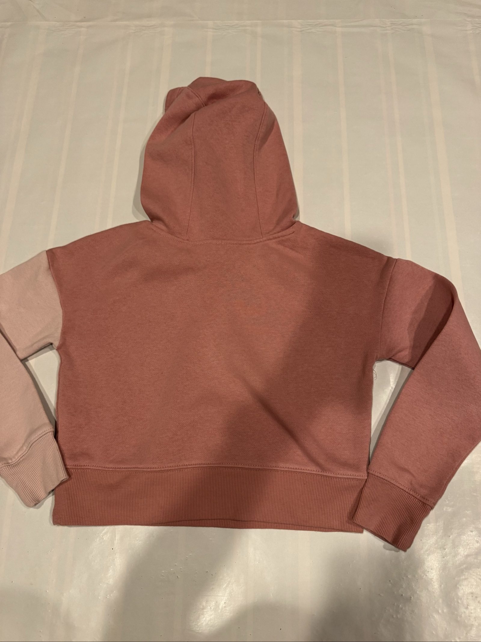 Girls’ Athletic Works Colorblock Pullover Hoodie – Pink – Medium (7-8) image 6