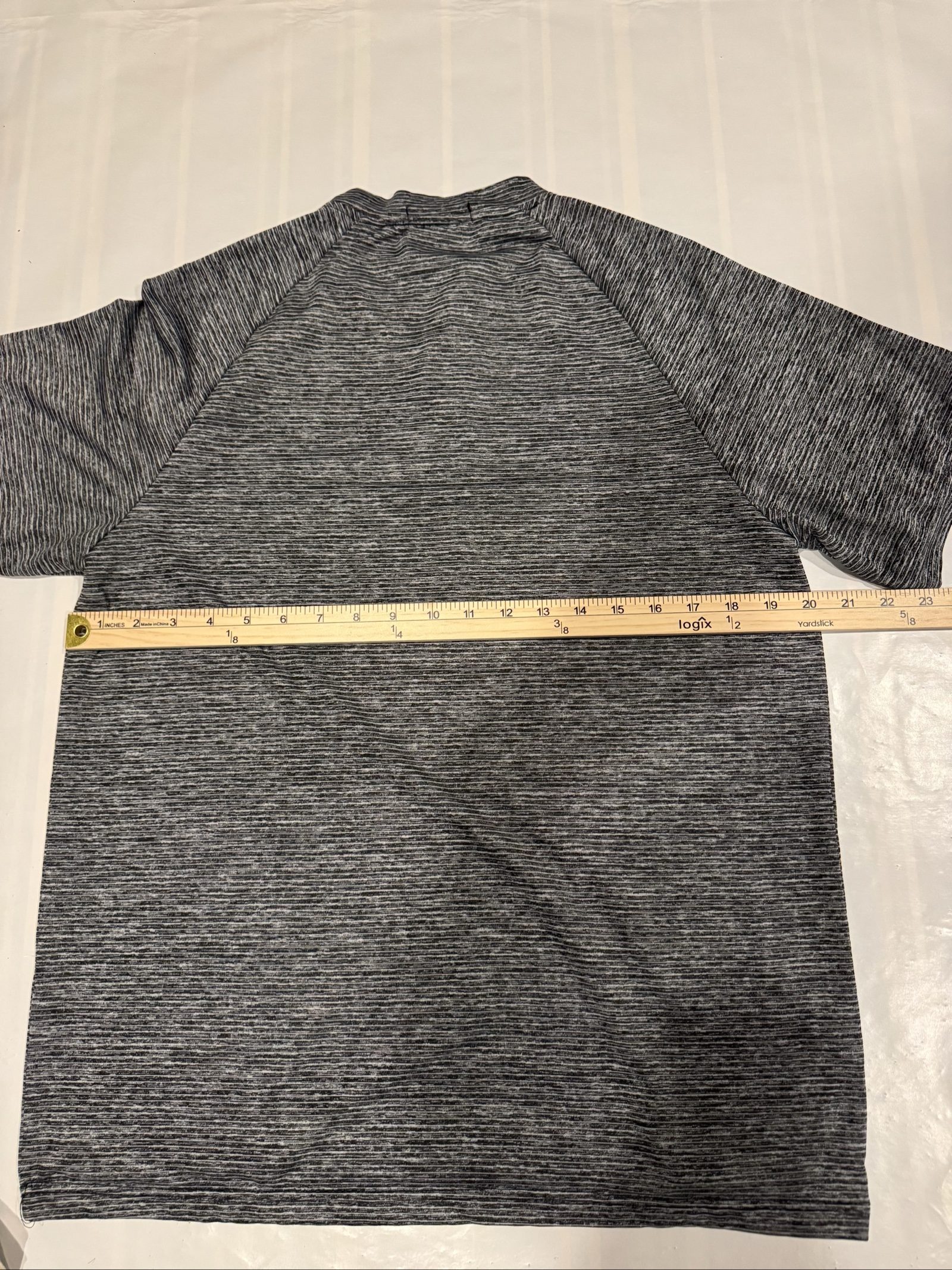Men’s Tapulco Space Dye Performance Polo Shirt – Gray Black – Medium image 6