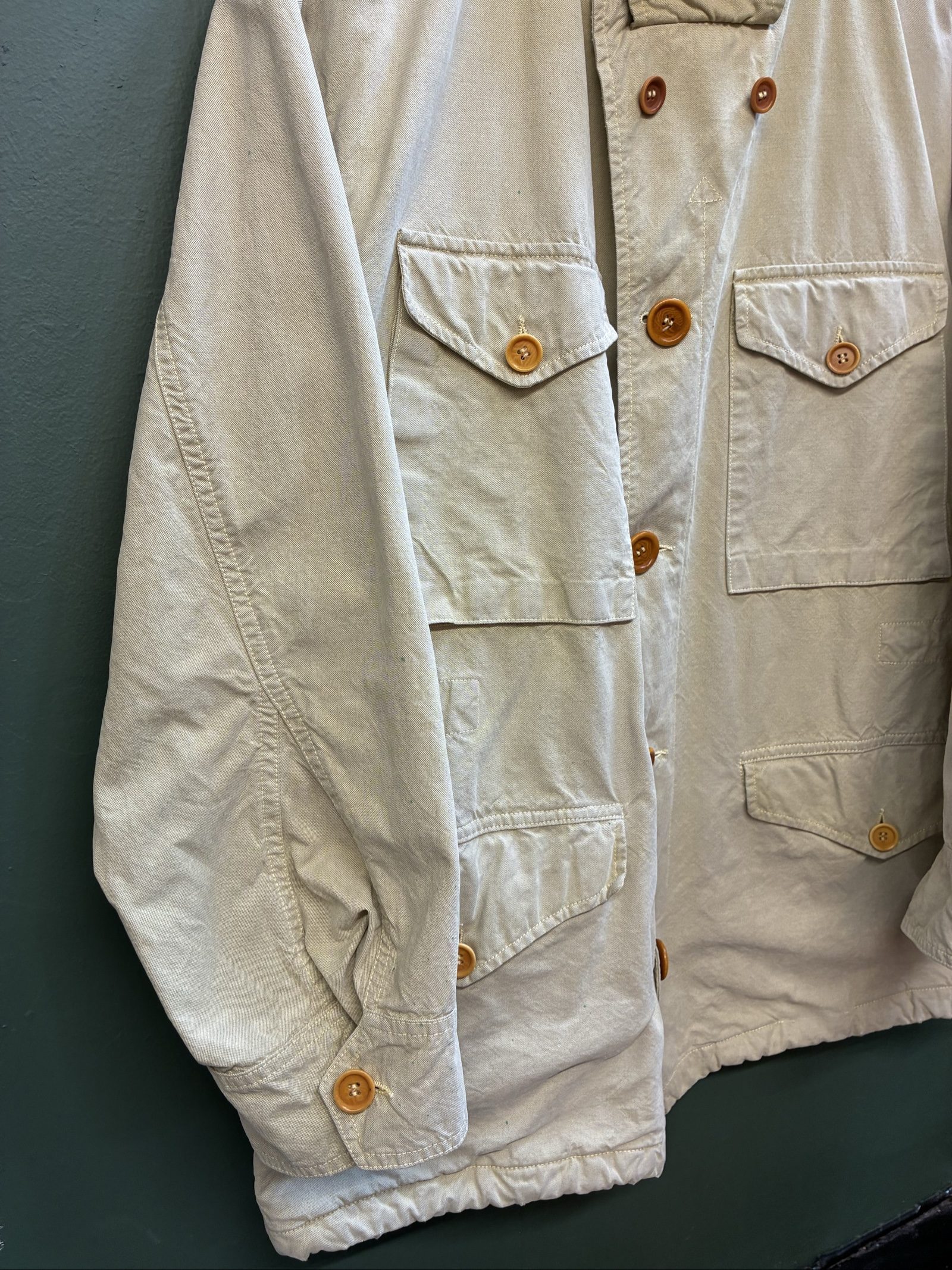 Vintage C.P. Company Beige Cotton Field Jacket Size 46 Men's medium image 5