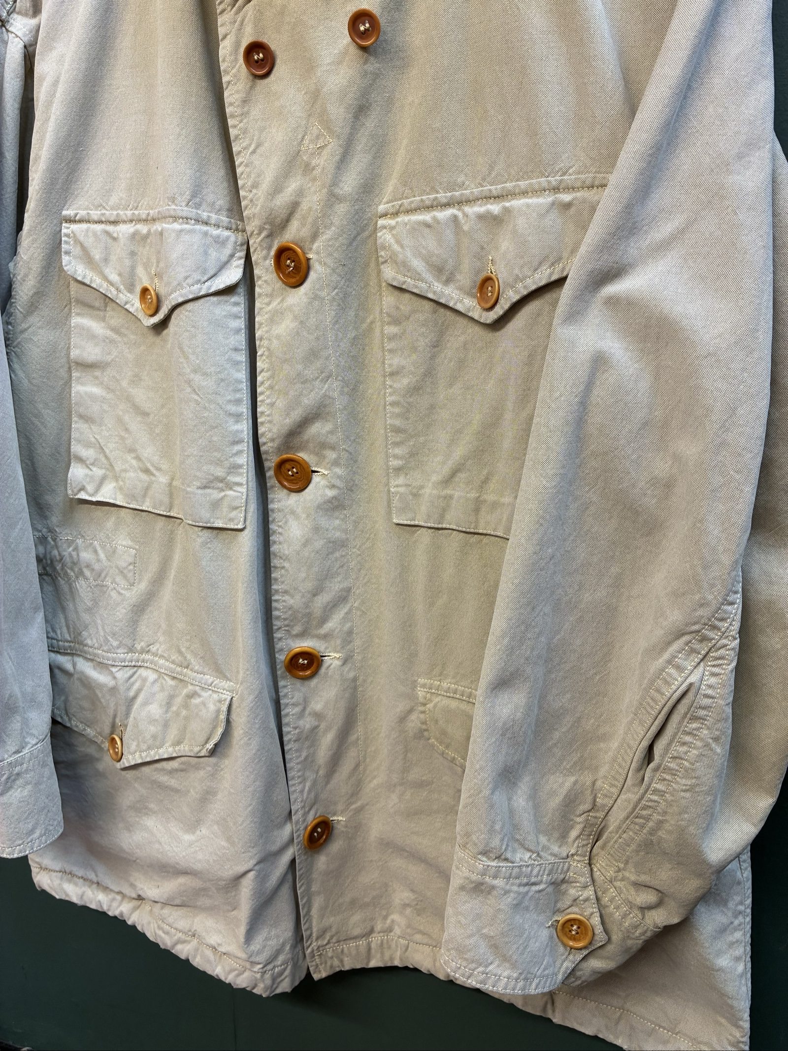 Vintage C.P. Company Beige Cotton Field Jacket Size 46 Men's medium image 6