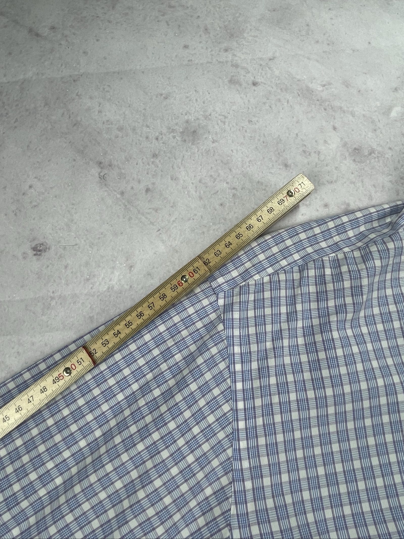 Kirkland Blue & White Check Cotton Shirt Large Men image 9