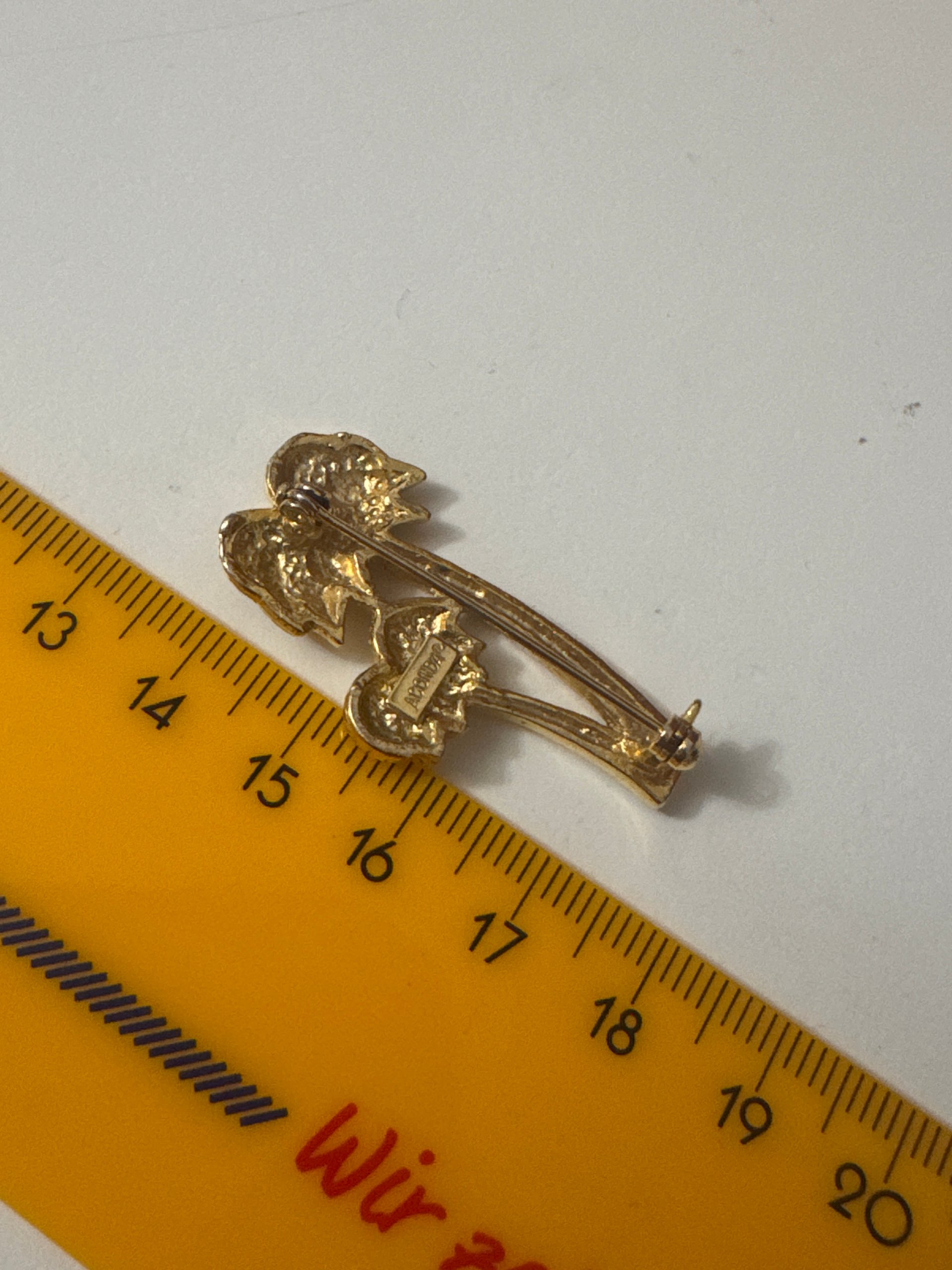 Acrodox Gold Plated Palm Tree Brooch with Multicolour Rhinestones Jewel-Ja-7 image 7