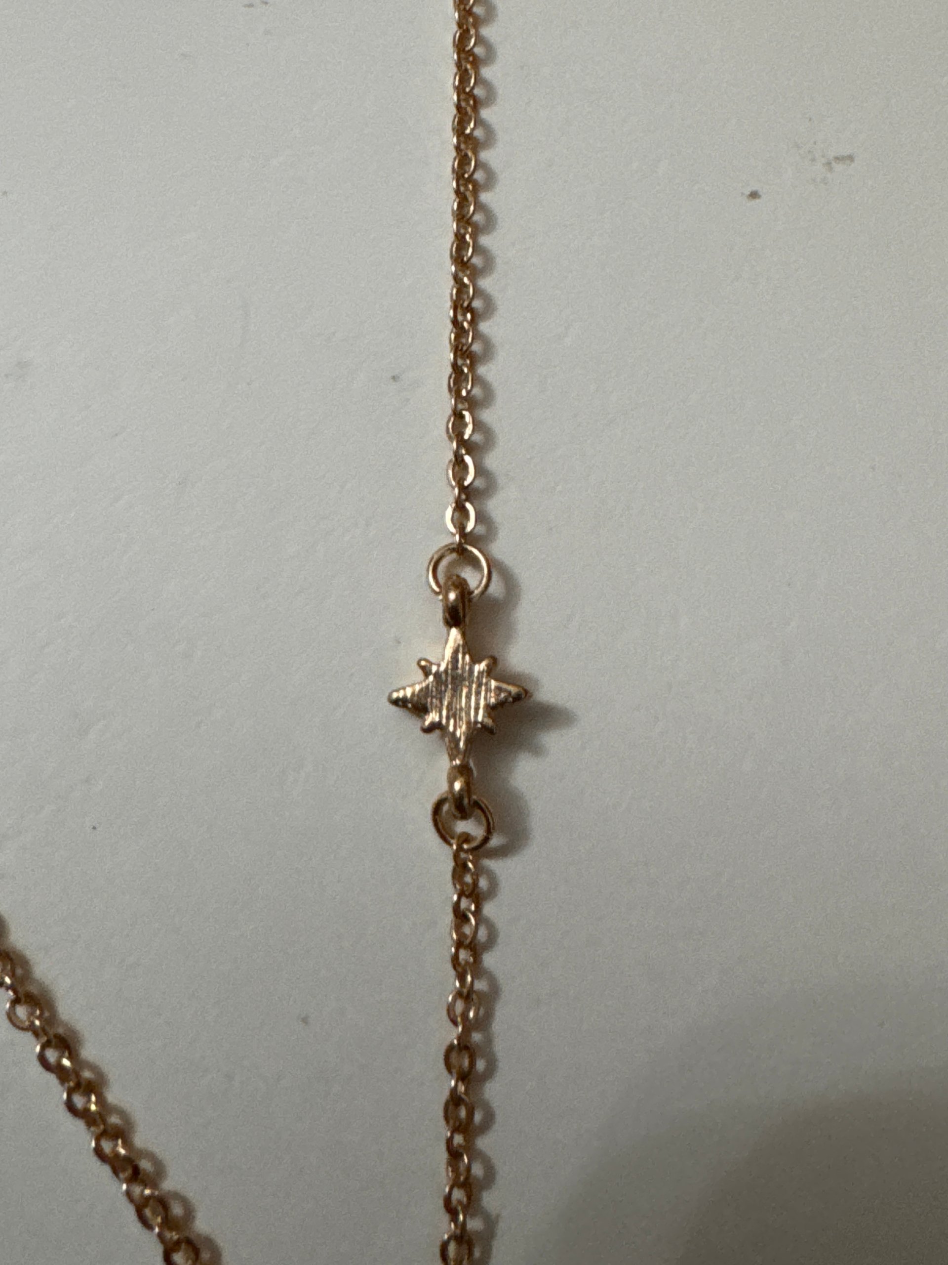 Gold Tone Planet Pendant Necklace with Rhinestones Unisex Jewel-Ja-8 image 3