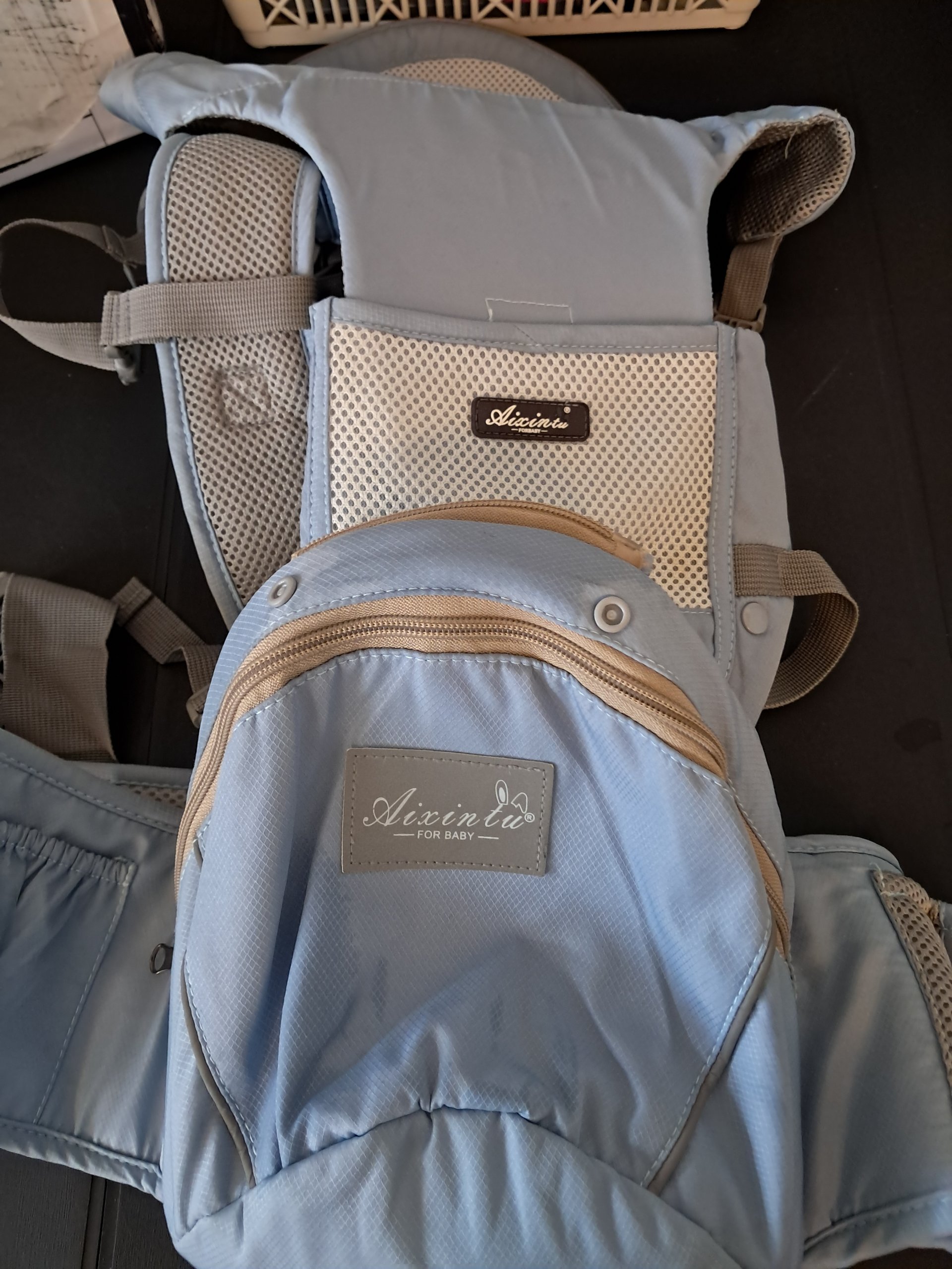 Ergonomische baby draagzak met heupzitje