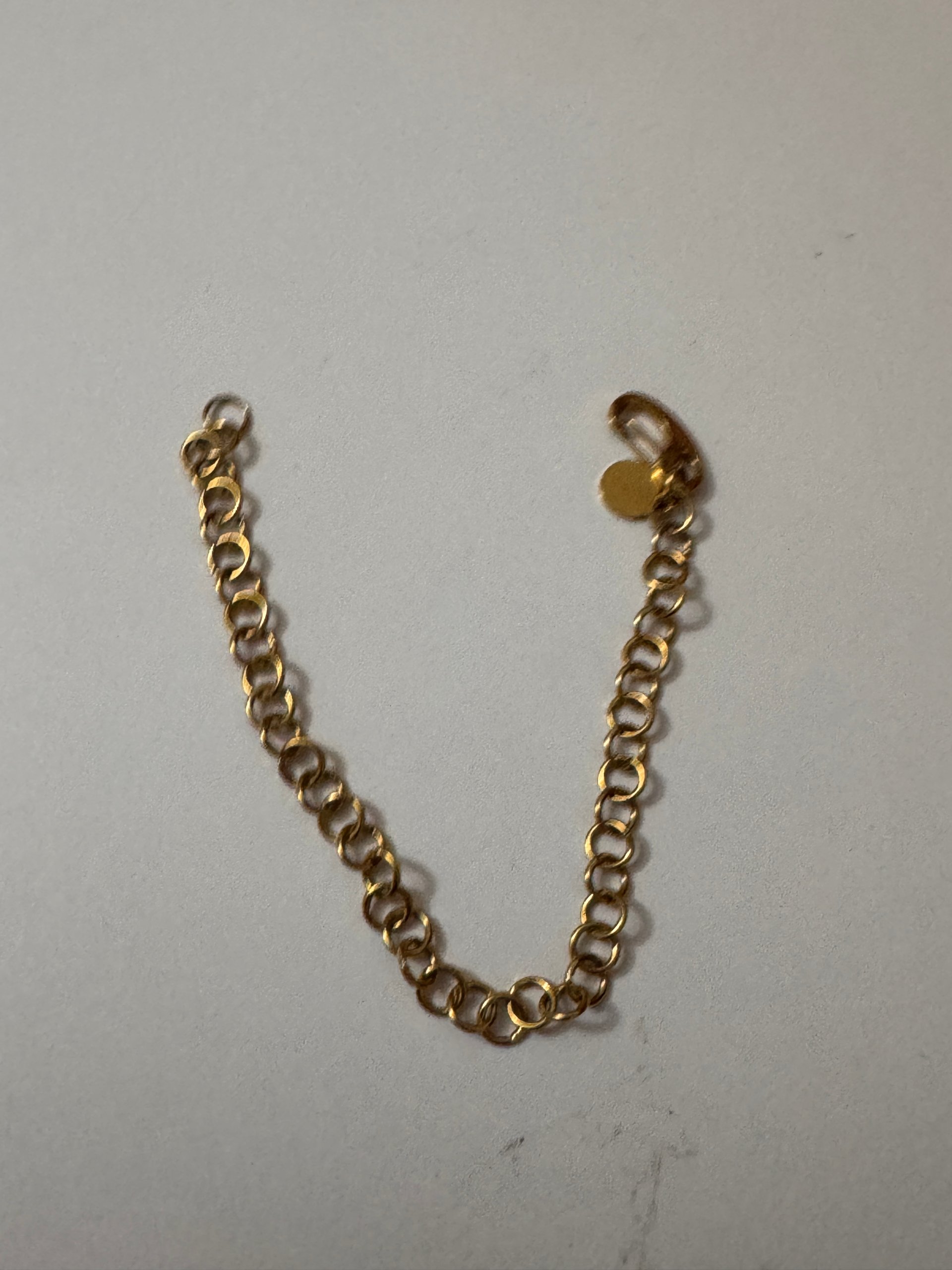 Gold Tone Chain Link Bracelet 16.7 cm Jewel-Ja-8 image 2