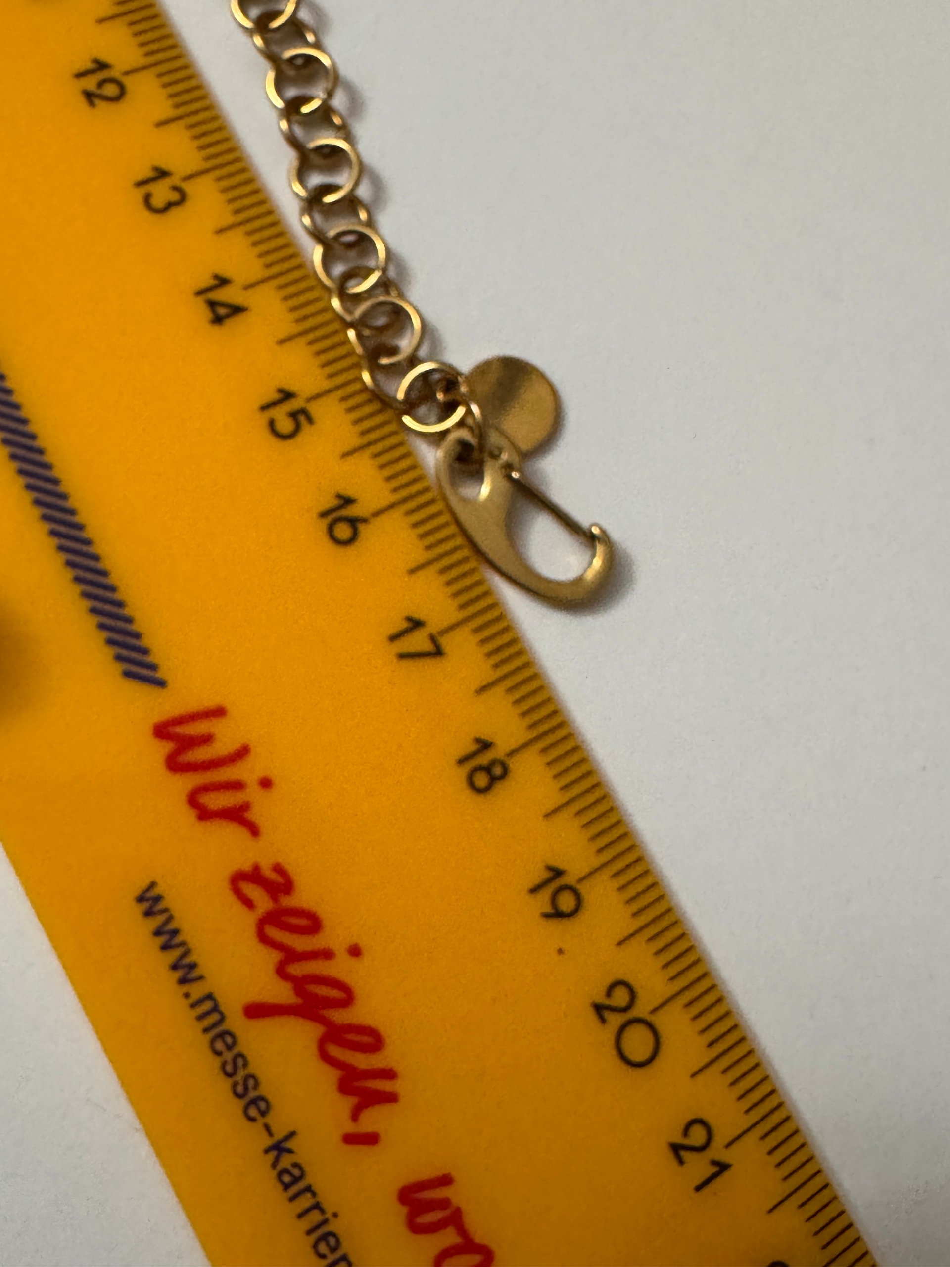 Gold Tone Chain Link Bracelet 16.7 cm Jewel-Ja-8 image 3