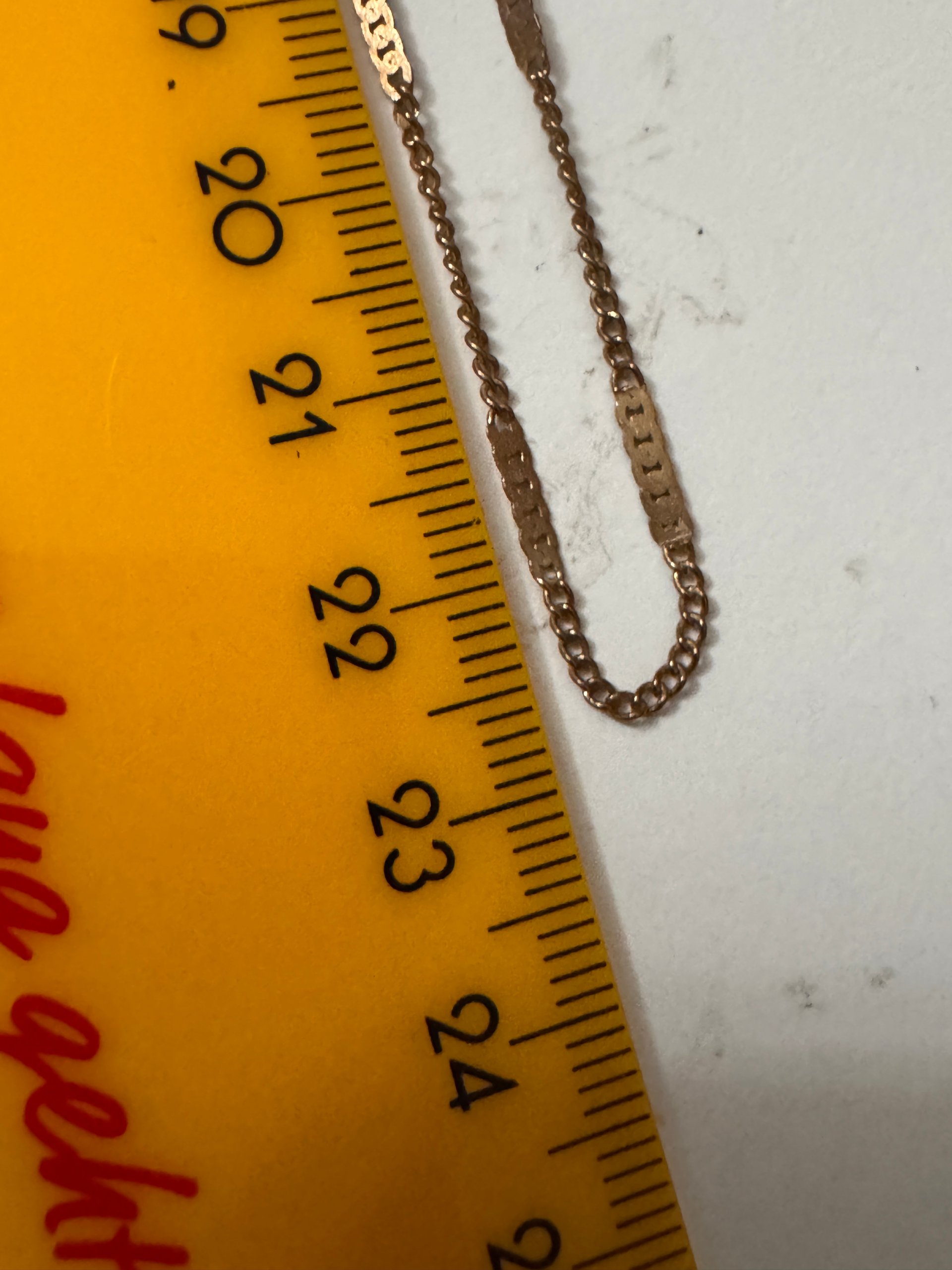 Gold Tone Chain Necklace 22 cm Length Women's Jewel-Ja-8 image 4