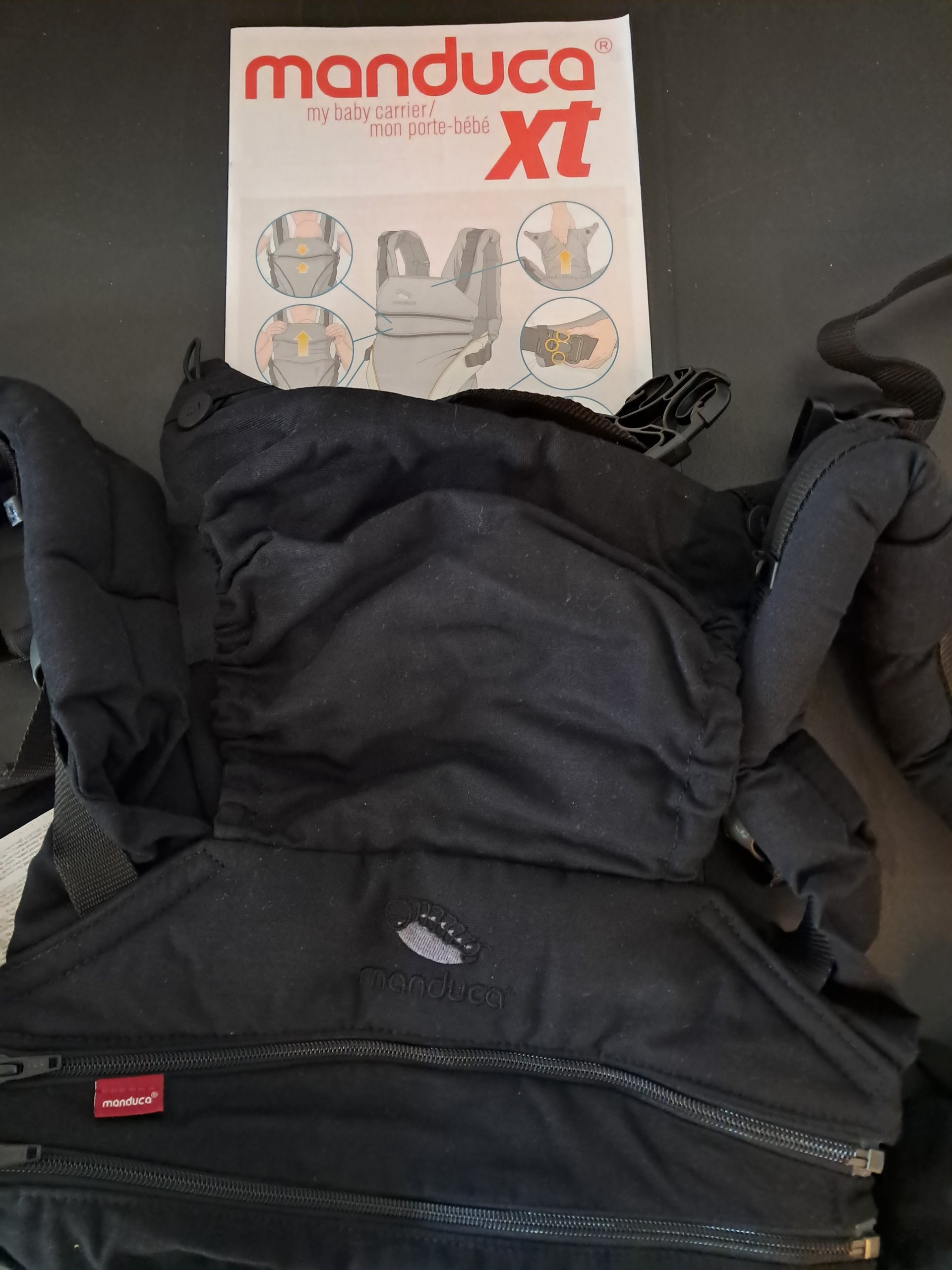 Manduca XT Ergonomische Draagzak – Black image 2