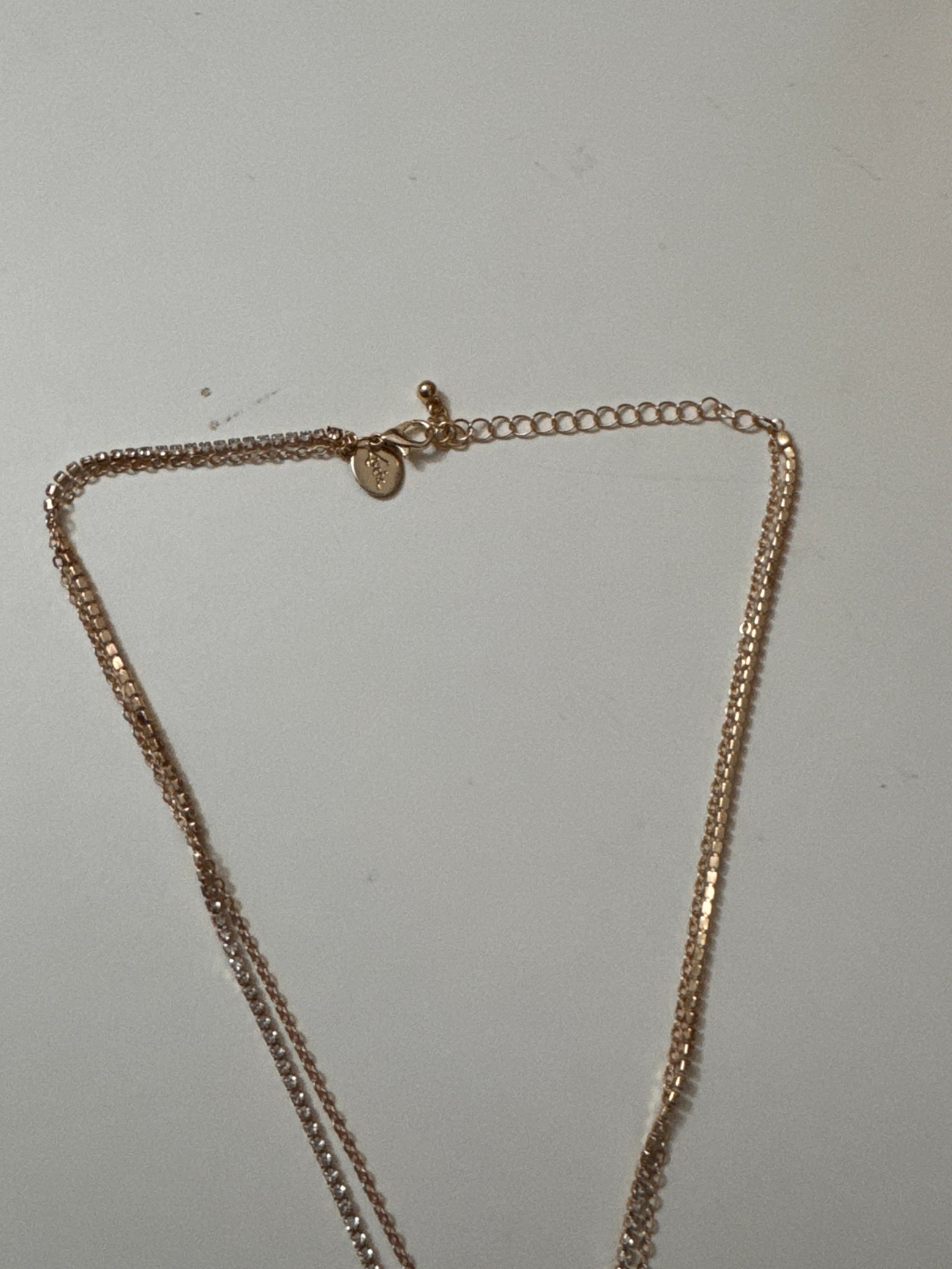 Unbranded Gold Tone Heart Pendant Layered Necklace Jewel-Ja-8 image 4