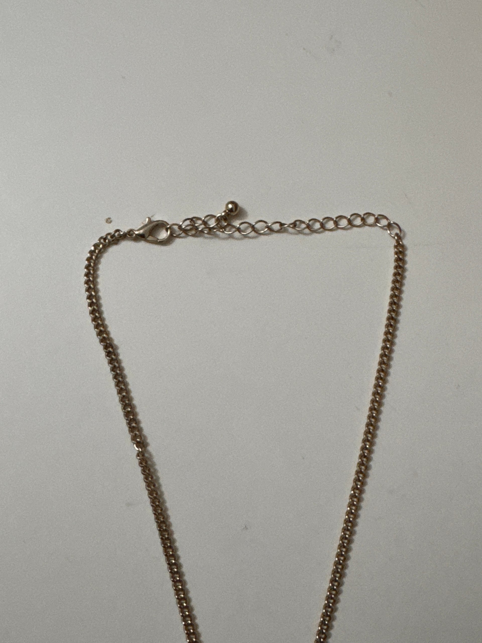 Gold Round Pendant Chain Necklace Unisex Jewel-Ja-8 image 7
