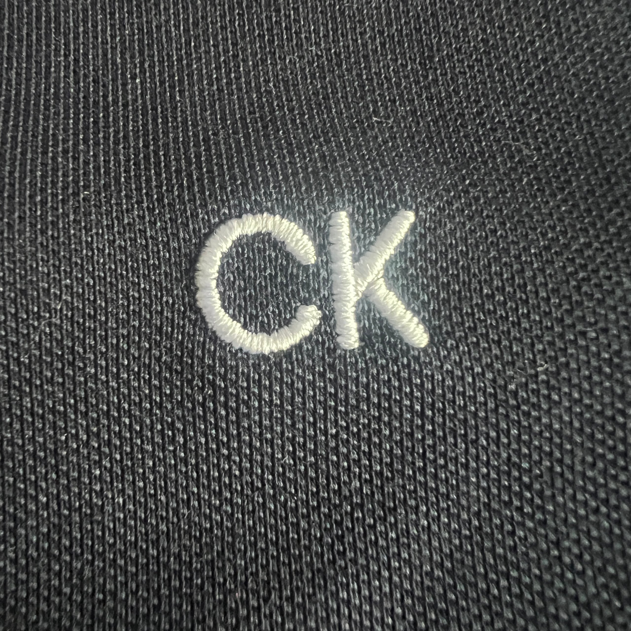 Calvin Klein Golf Men's Colourblock Performance Polo Shirt - Navy / Light Blue / Orange - Size M image 2