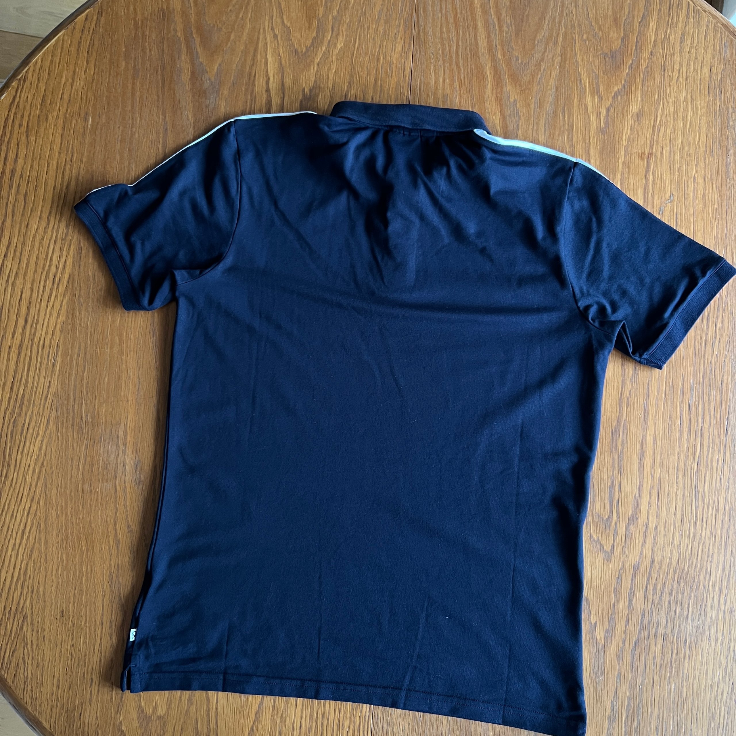 Calvin Klein Golf Men's Colourblock Performance Polo Shirt - Navy / Light Blue / Orange - Size M image 7