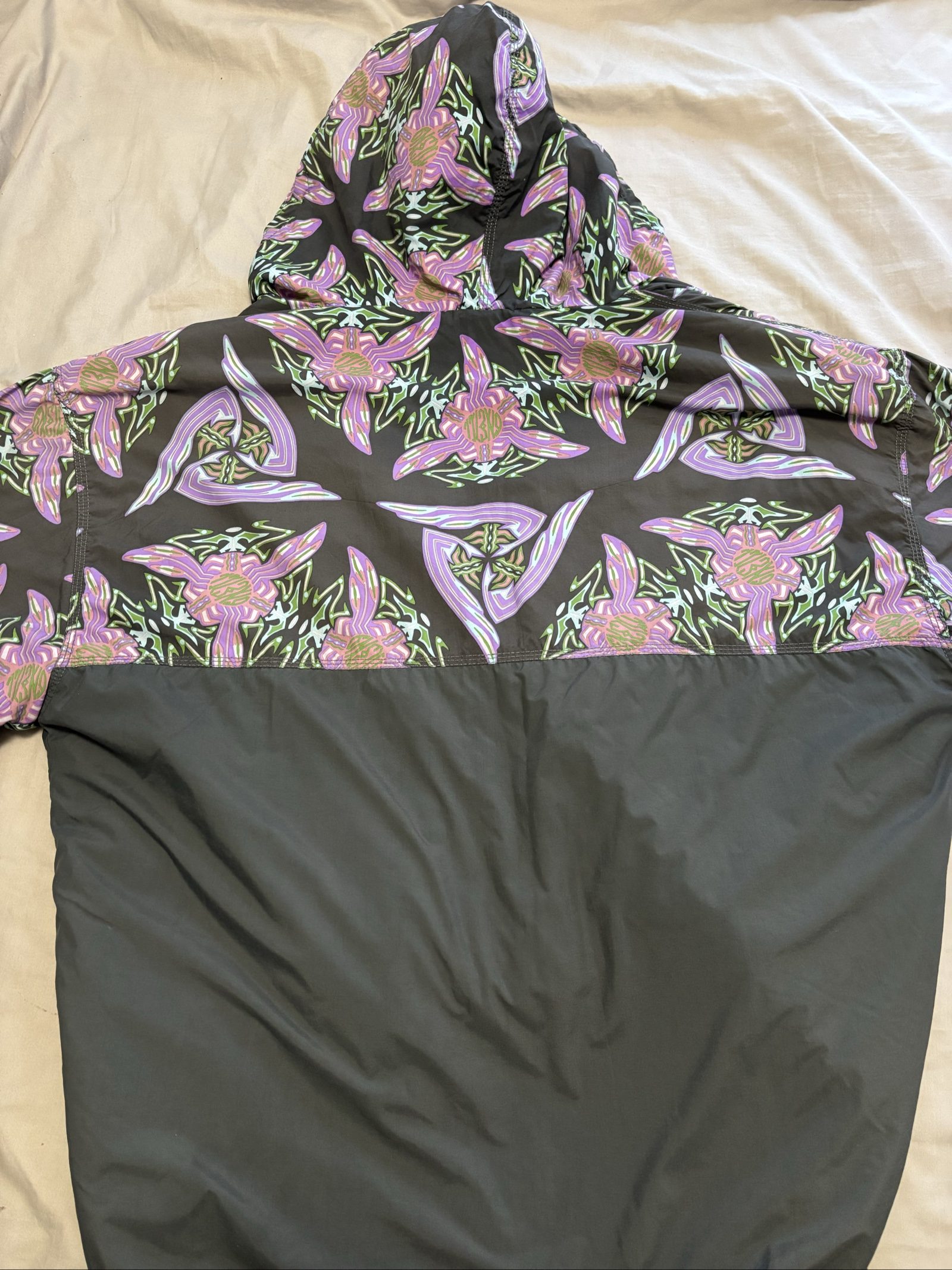 O'Neill Women's Grey & Purple Floral Hooded Jacket Medium image 3