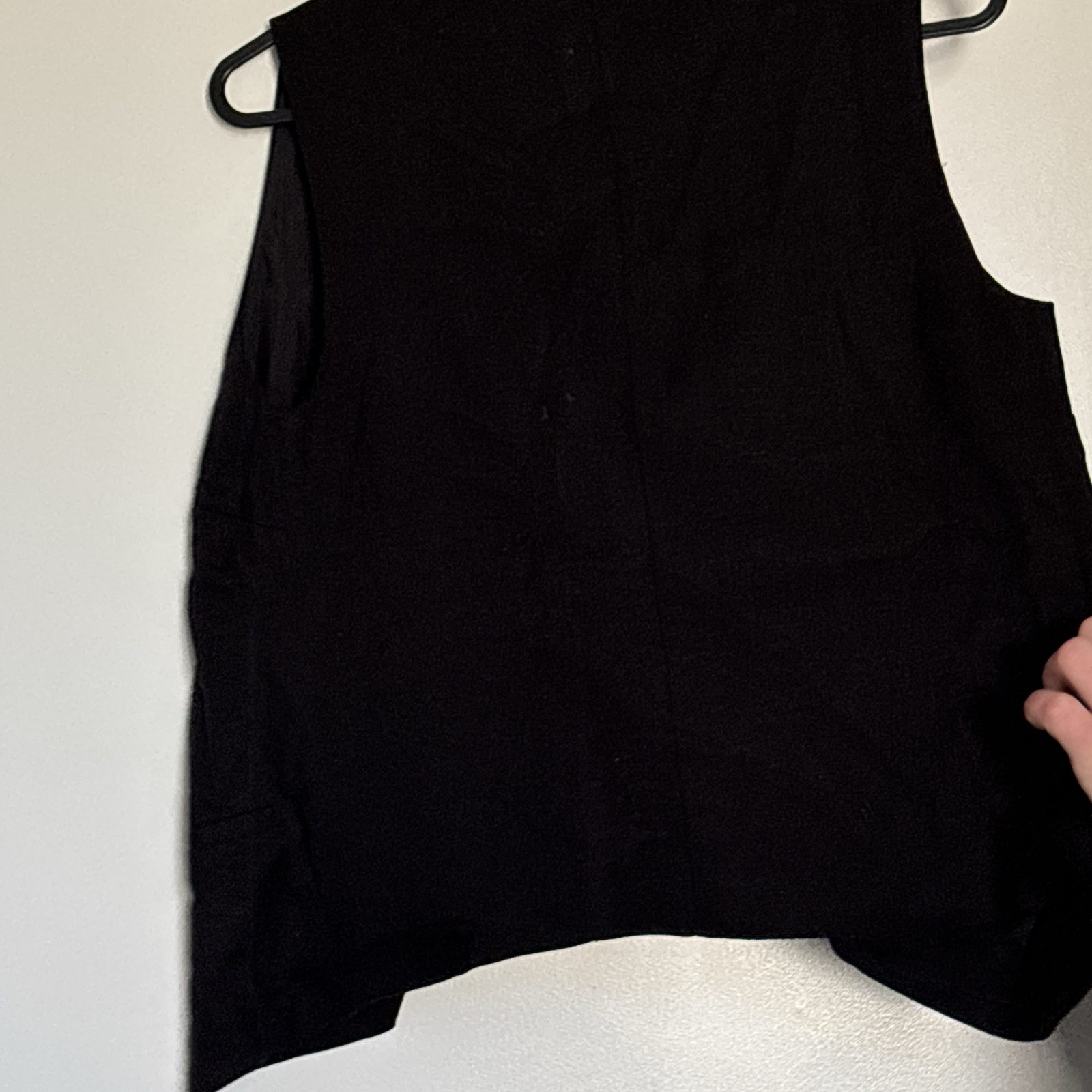 Dotti Women's Black Button-Up Vest Size 6 image 8