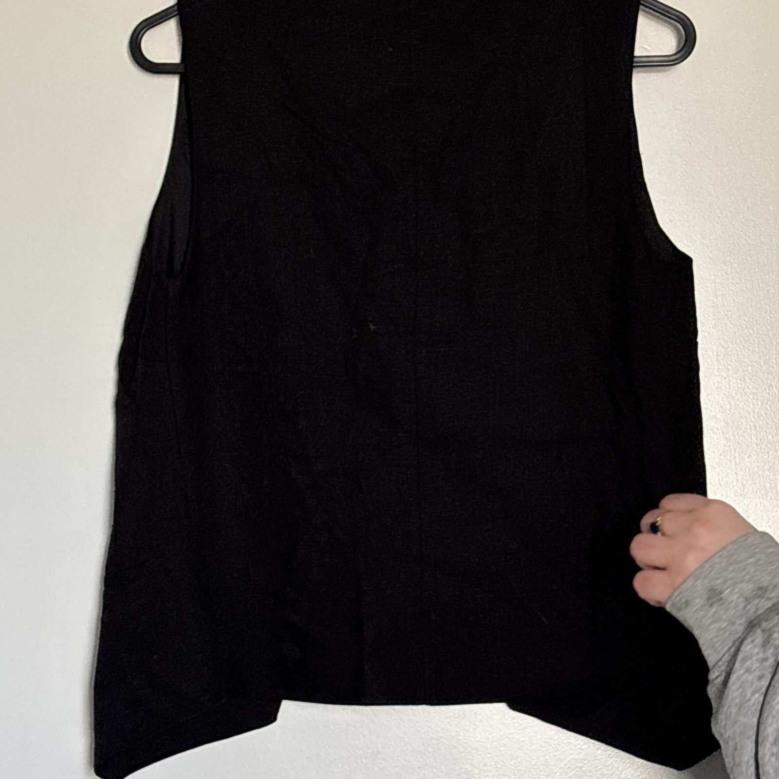 Dotti Women's Black Button-Up Vest Size 6 image 9