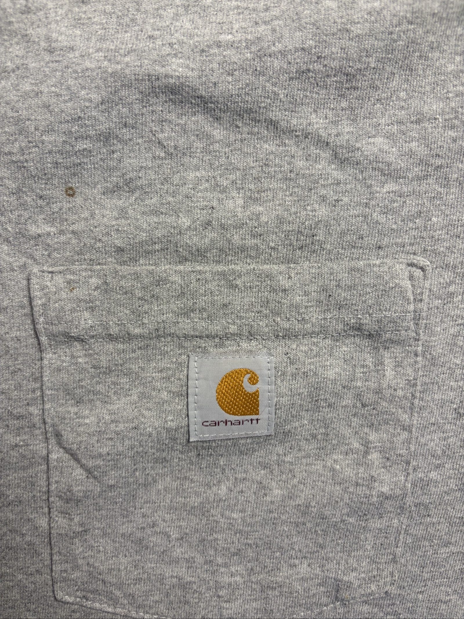 Carhartt Men's Grey Pocket Loose Fit Cotton Polyester T-Shirt Small image 2