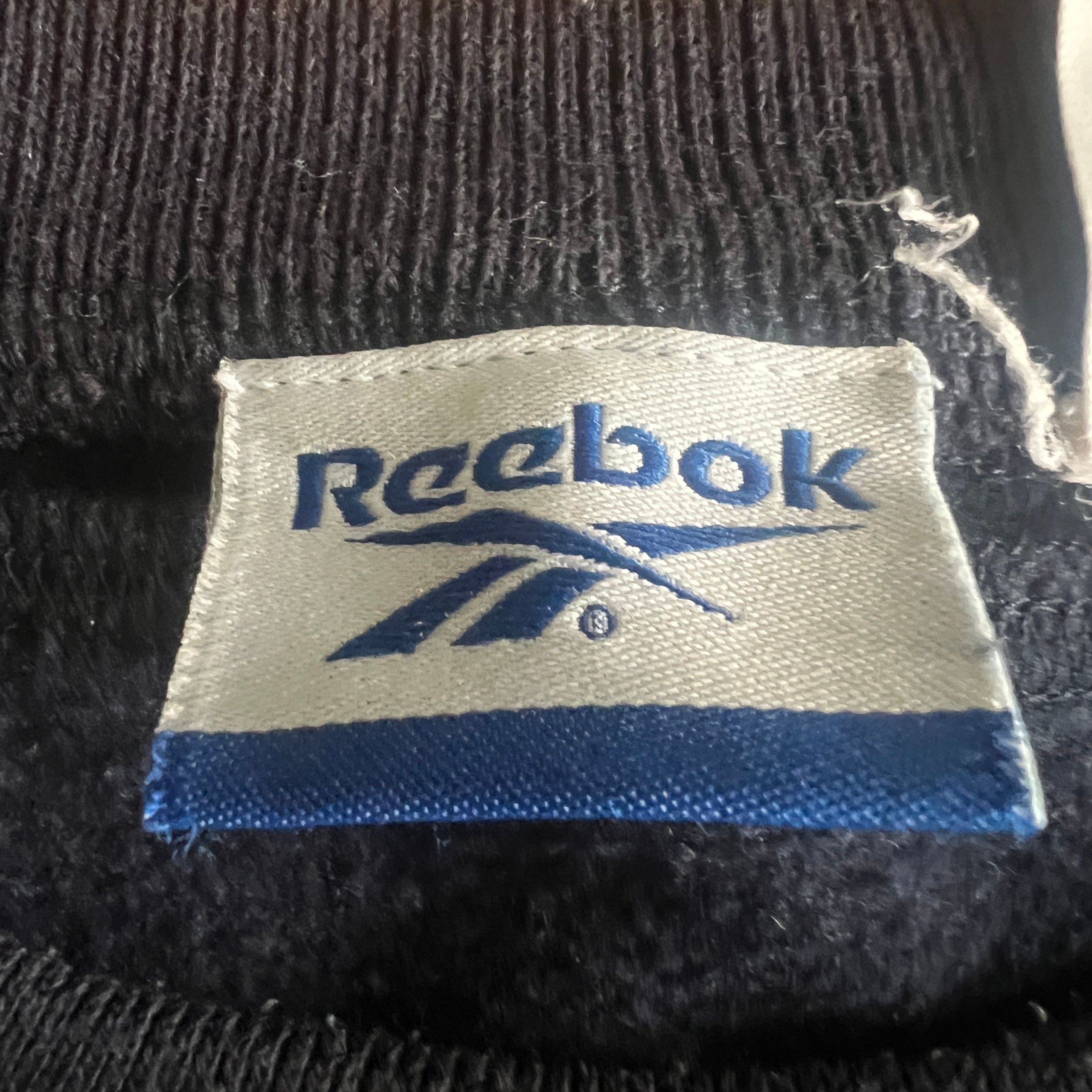 Vintage Reebok Crewneck Sweatshirt Embroidered Vector Logo - Dark Navy - Size Large image 5