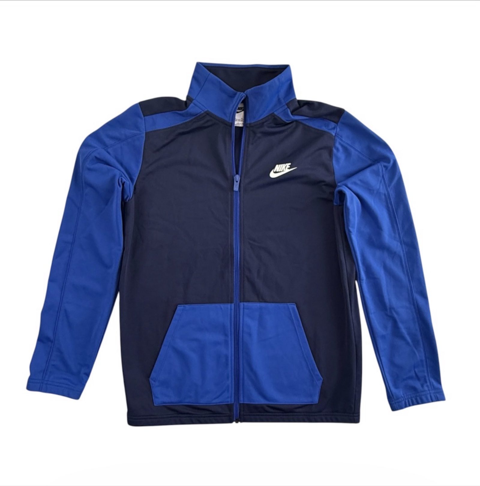Nike Boys Blue & Navy Full Zip Track Jacket Large