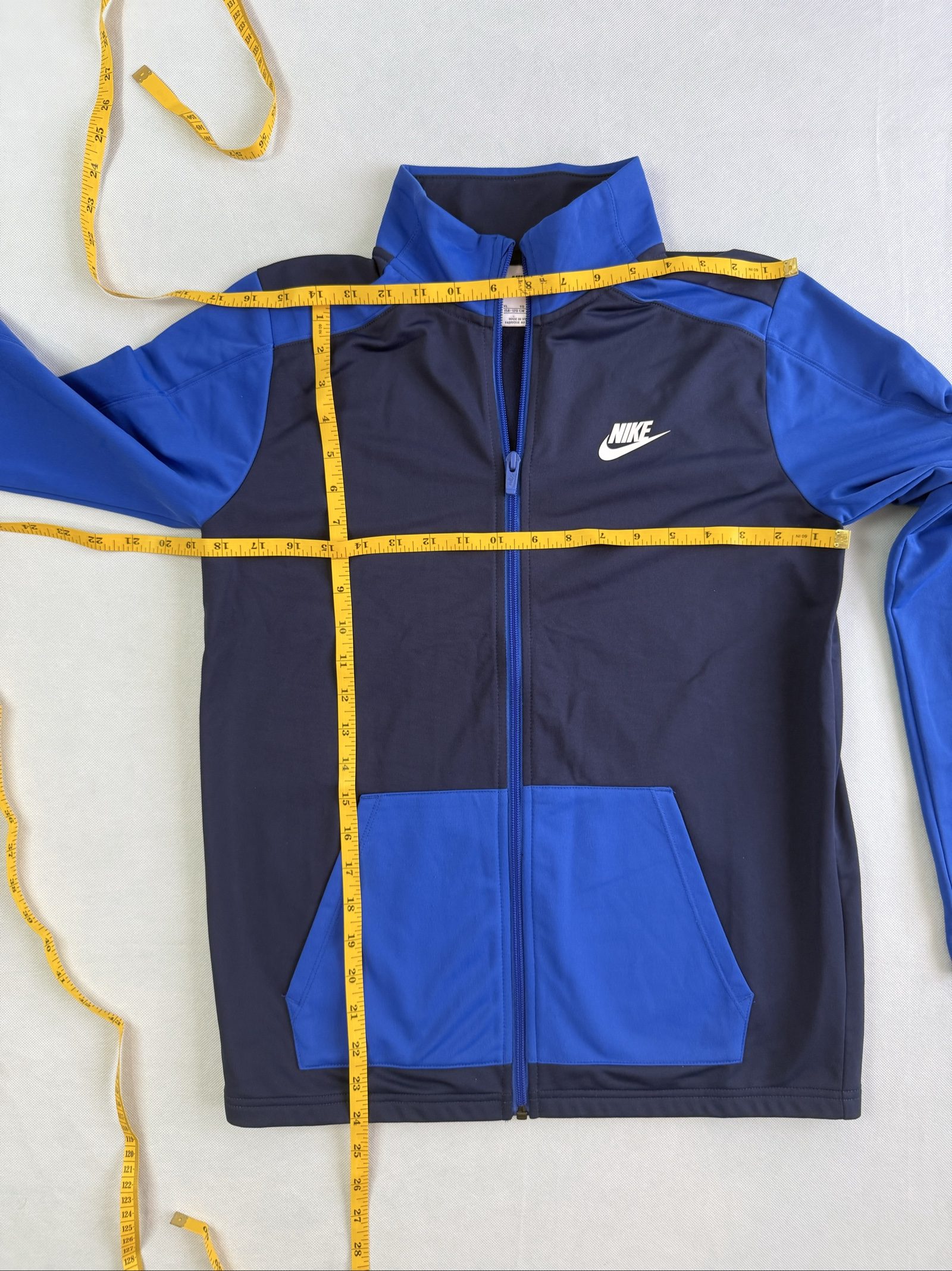 Nike Boys Blue & Navy Full Zip Track Jacket Large image 7